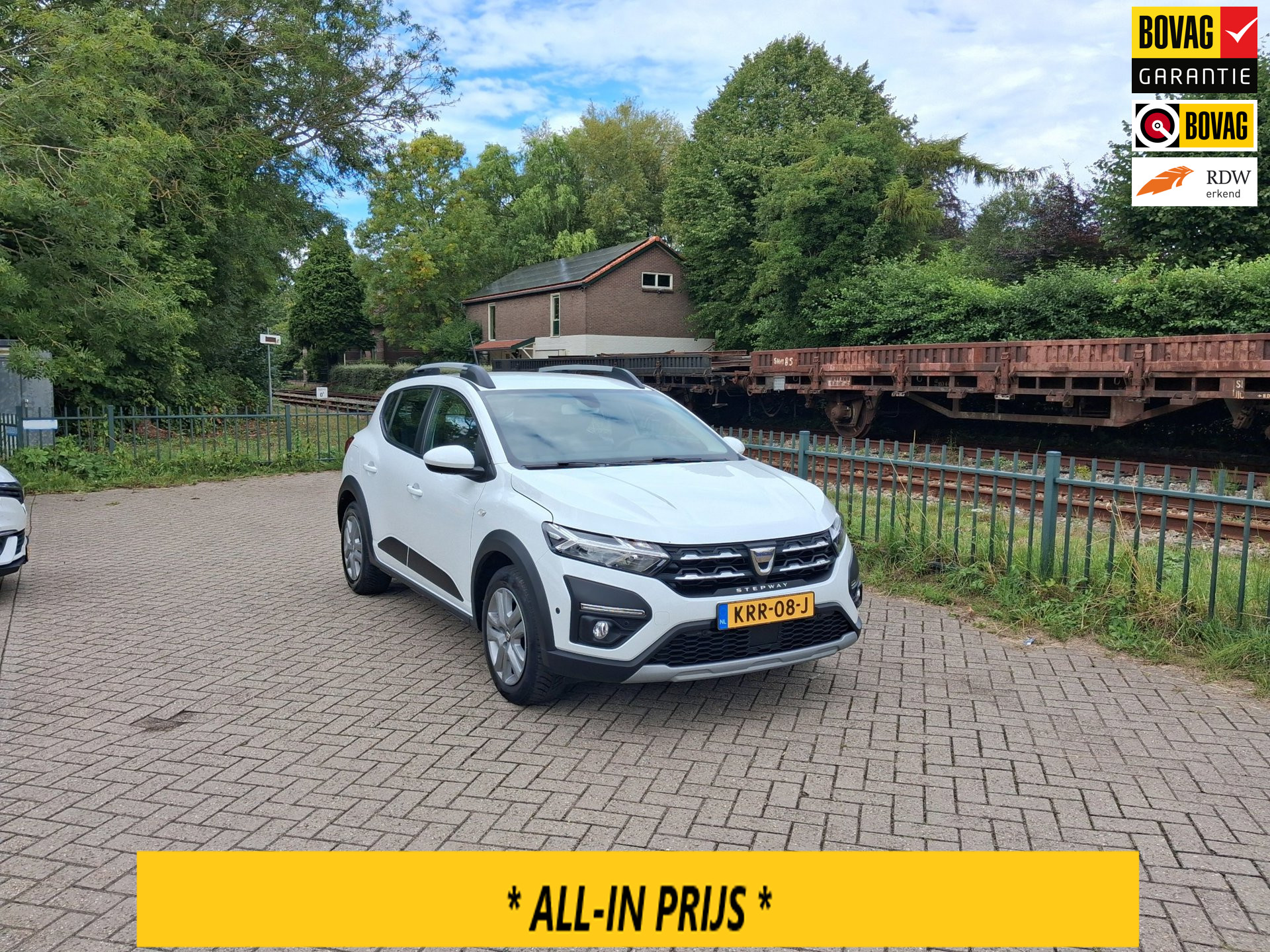 Dacia Sandero 1.0 TCe 100 Bi-Fuel LPG G3 Expression airco navi ALLINPRIJS 2022 - voorkant