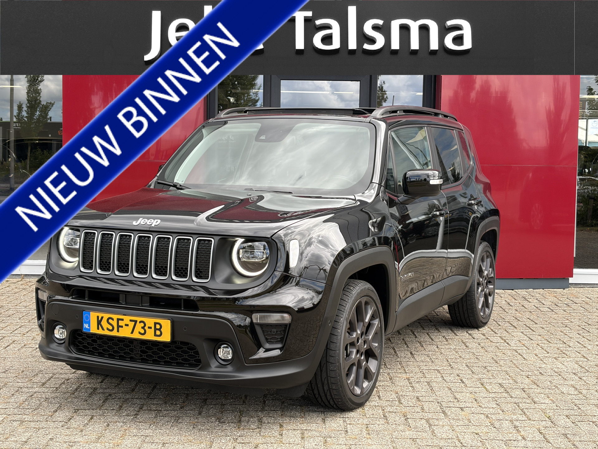 Jeep Renegade 1.5T e-Hybrid S 19'' | Panoramadak | Lederenbekleding | Apple/Android carplay 2024 - voorkant