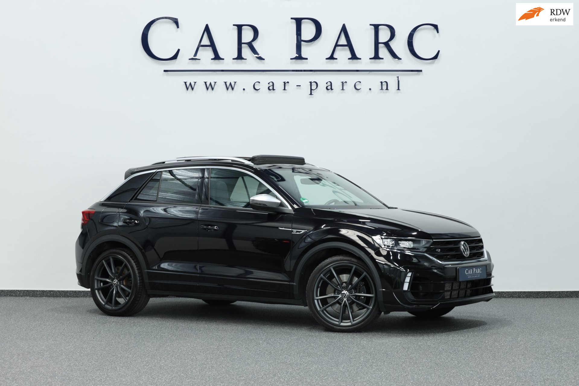 Volkswagen T-roc 2.0 TSI 4Motion R 301+PK BTW/VIRTUAL/PANO/BEATS/KEYLES/LEDER+S.VERWARMING/19"/CAM/ACC/12 MDN GARANTIE! 2021 - voorkant
