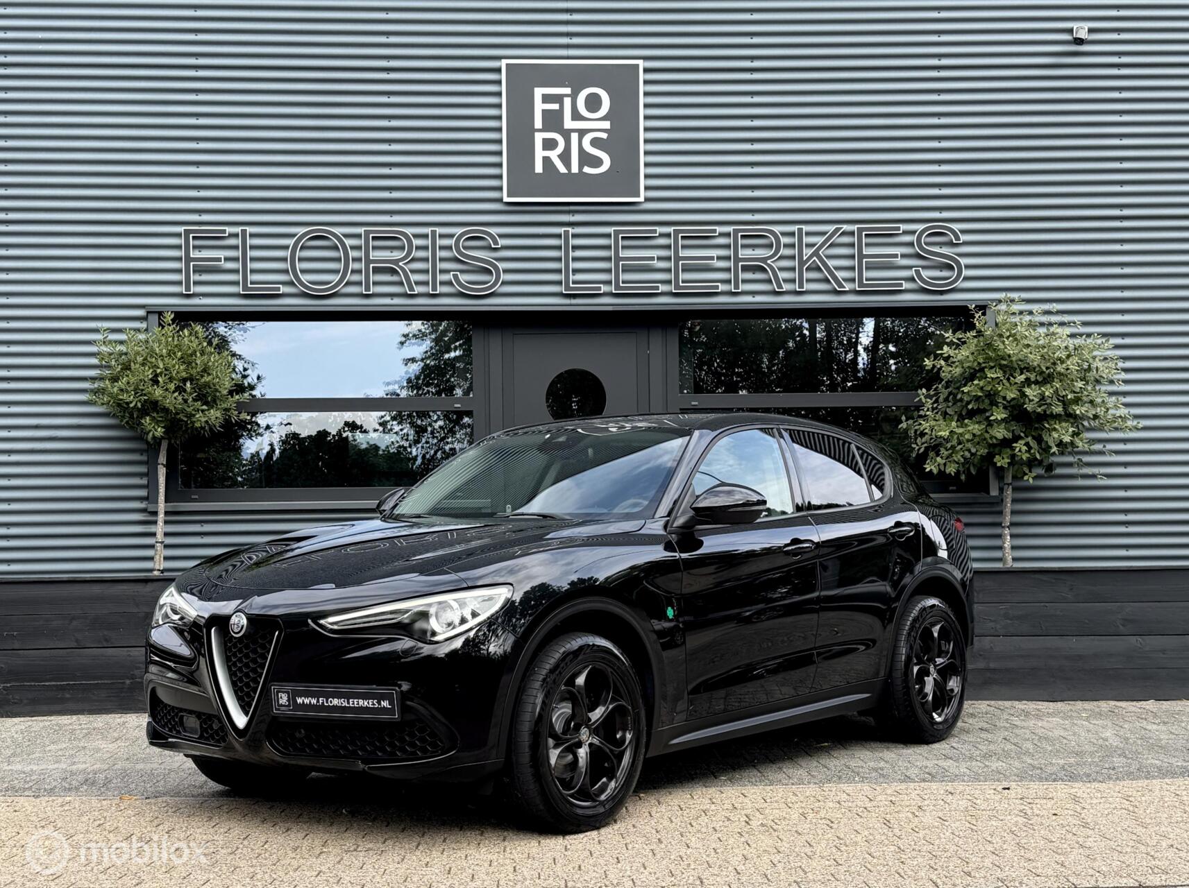 Alfa Romeo Stelvio | 2.0 T AWD | 280 PK | Zwart Leer | 2019 - voorkant