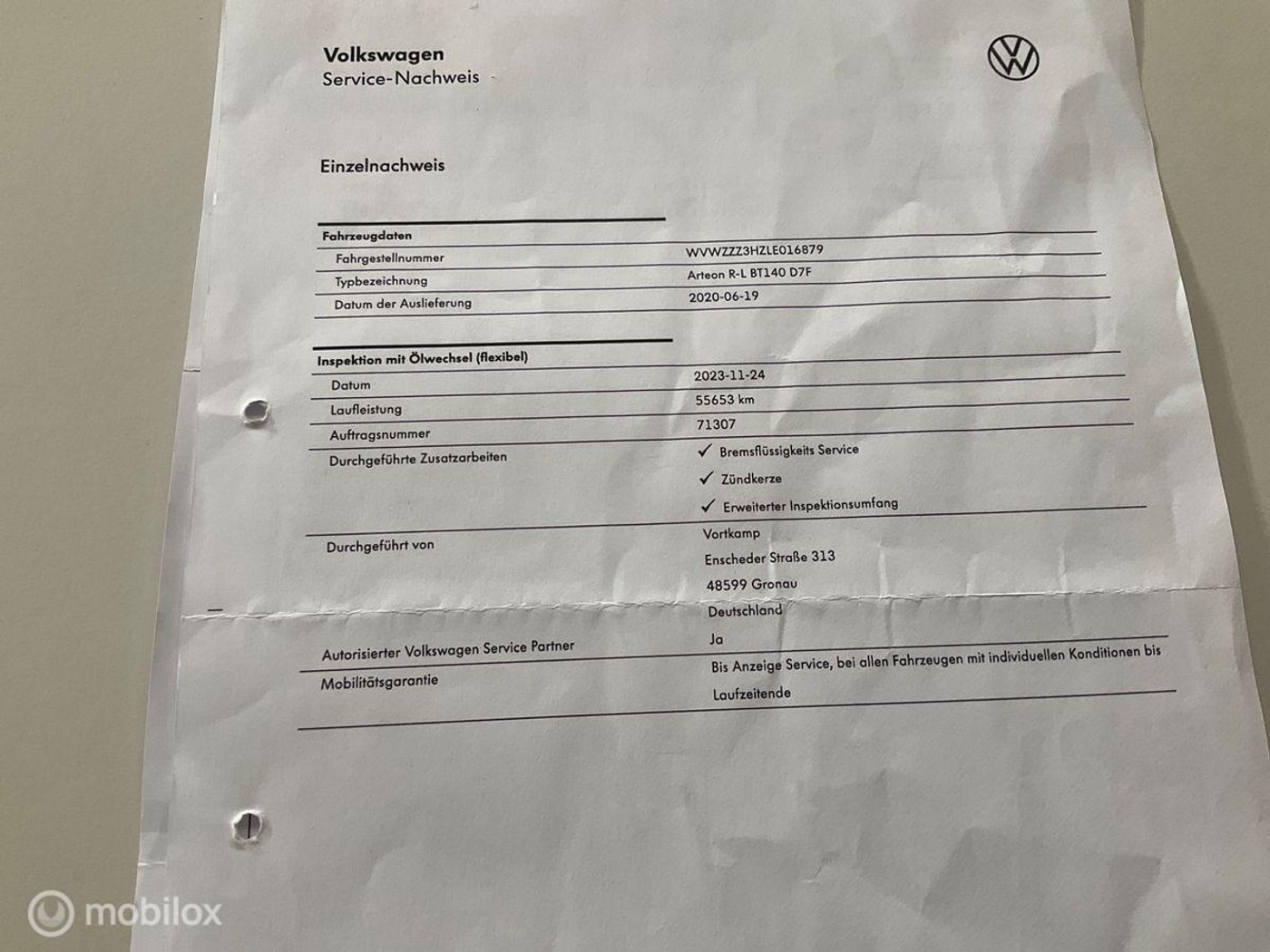 Foto van Volkswagen Arteon