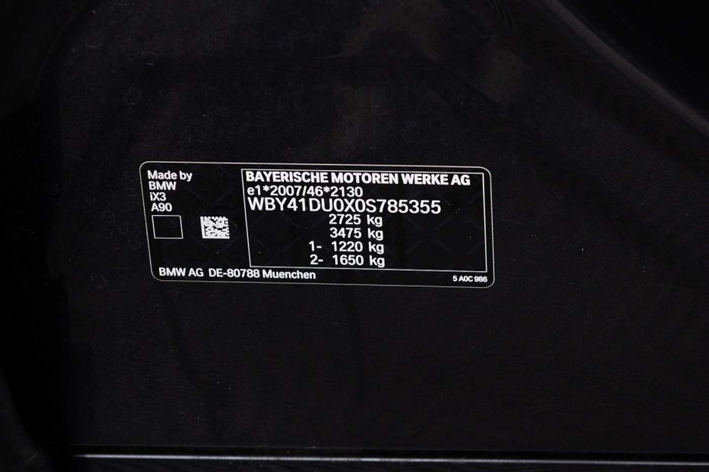 Foto van BMW Ix3