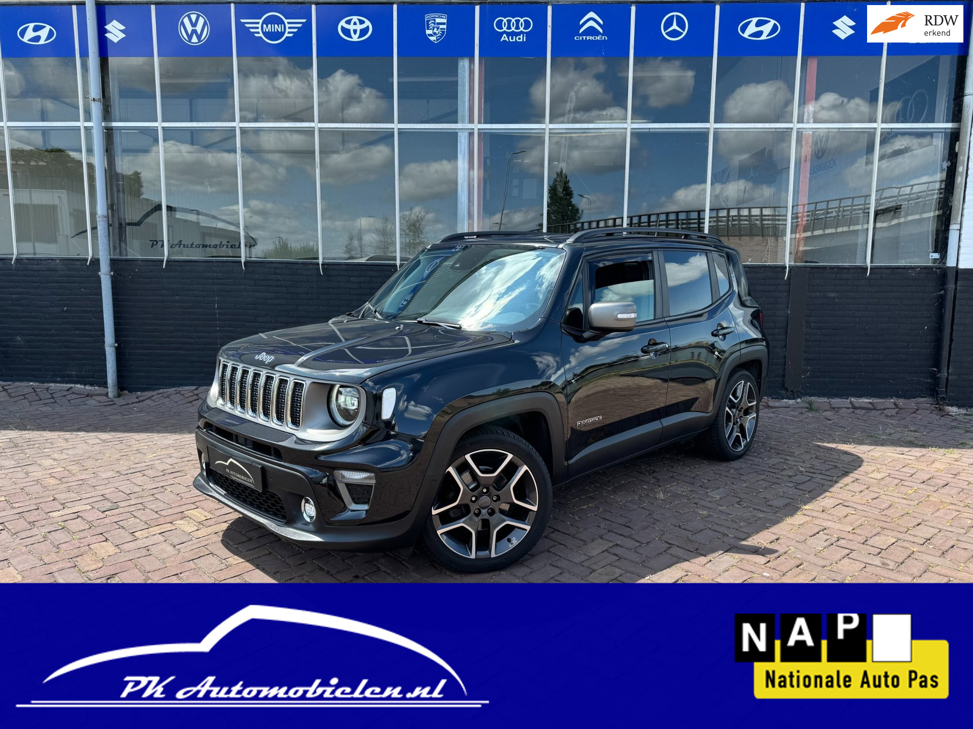 Jeep Renegade 1.3T Limited **BEATS AUDIO + CAMERA + LEER + KEYLESS** 2018 - voorkant