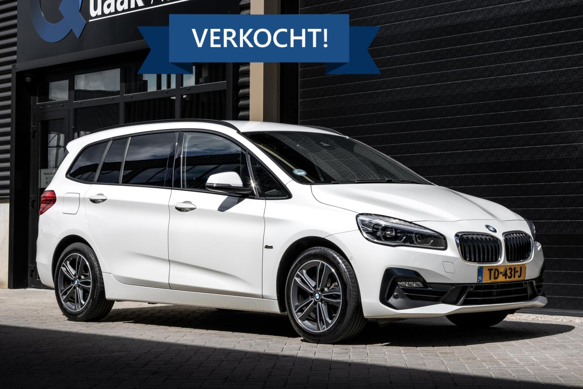 BMW 218i Gran Tourer 218i High Executive | LEDER | LED | CRUISE | SPORT LINE | 2018 - voorkant