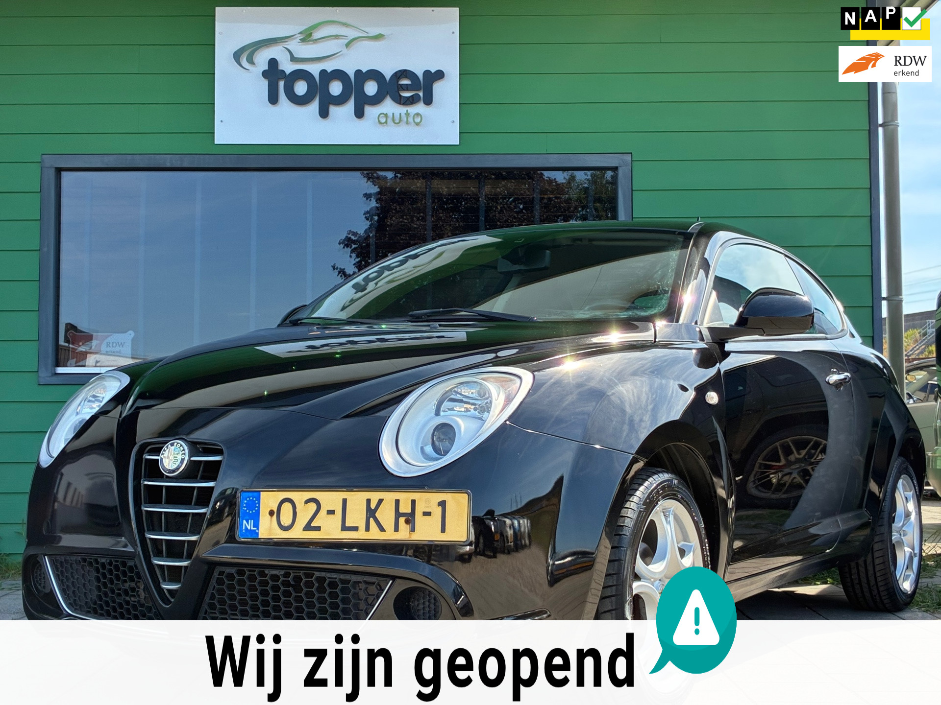 Alfa Romeo Alfa Mito 1.4 Progression|2e Eigenaar|D-riem v.v.|Airco|Elektr.ramen|Nieuwe APK|NAP| 2010 - voorkant