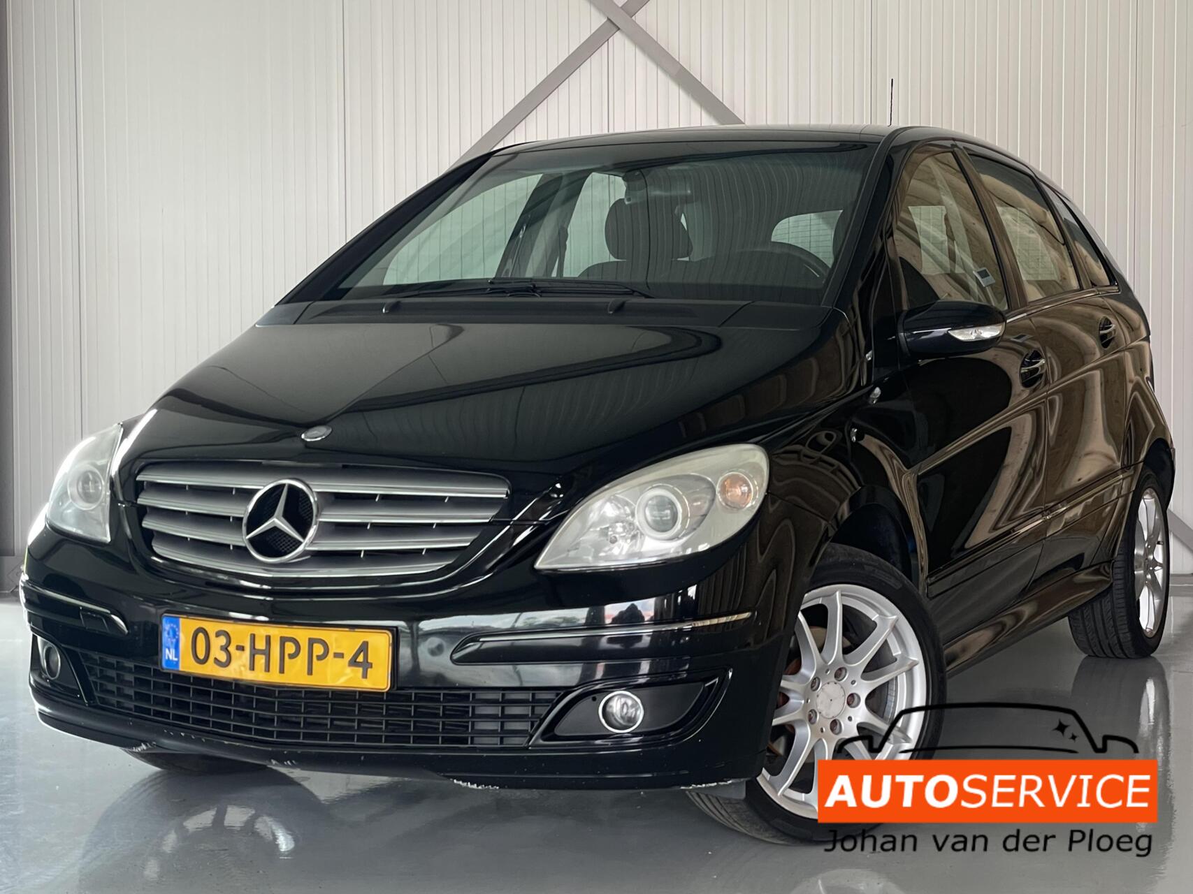 Mercedes-Benz B 170 170 zwart |airco|trekhaak|handgeschakeld 2009 - voorkant