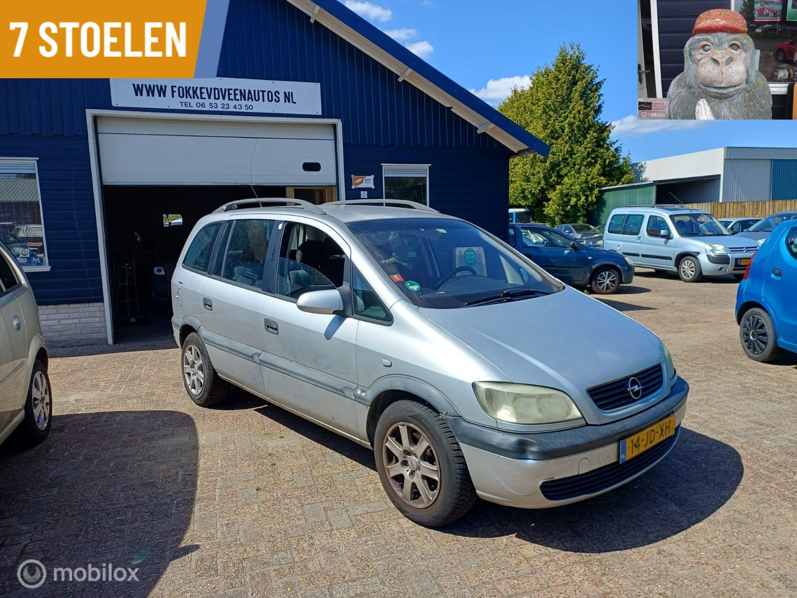 Opel Zafira-a 1.6-16V Comfort 2002 - voorkant