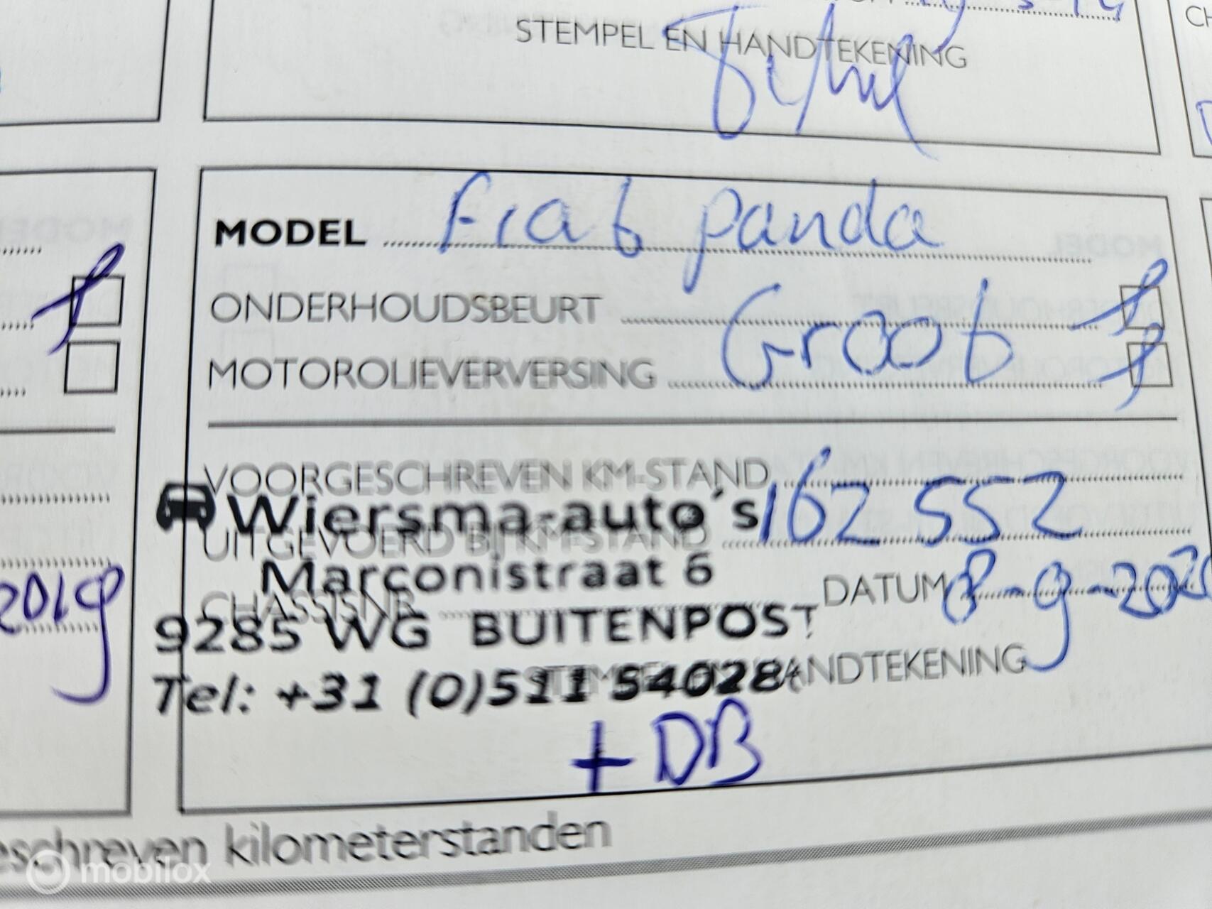 Foto van Fiat Fiat Panda