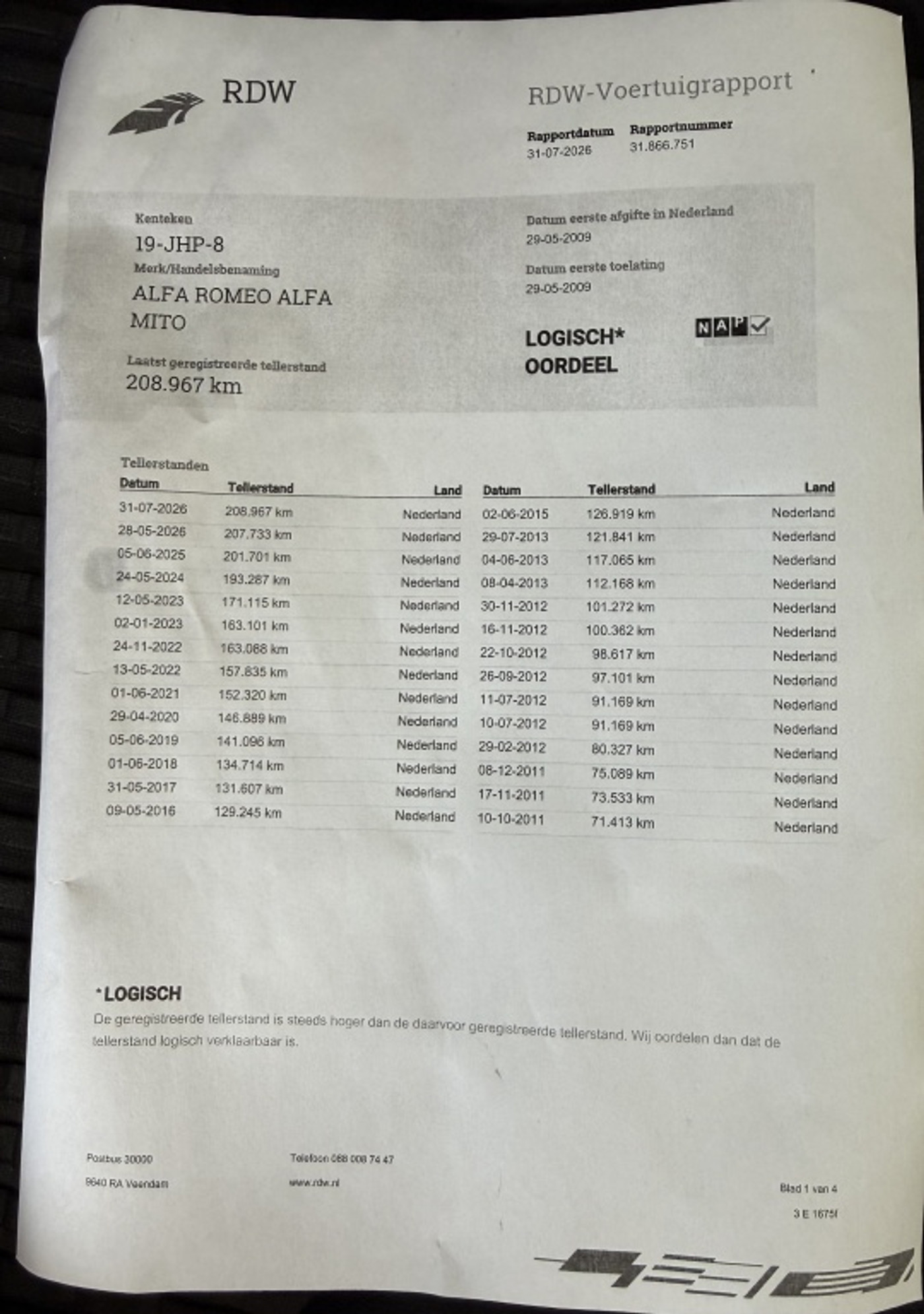 Foto van Alfa Romeo Alfa Mito