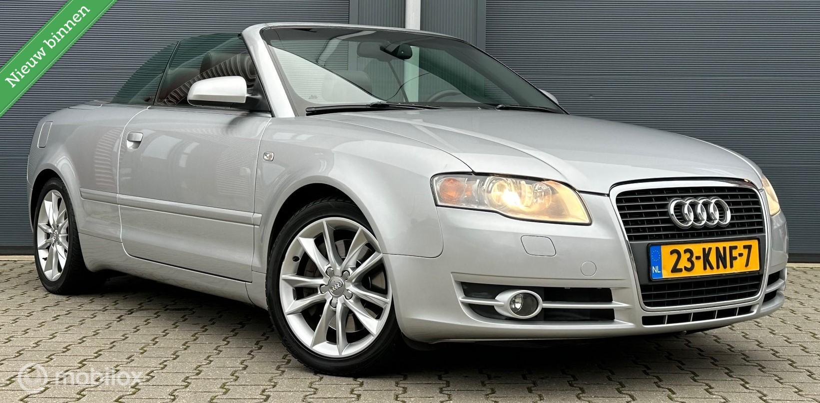 Audi Audi A4 Cabriolet 2.0 TFSI 200PK Bi-Xenon/DRL/Navi+/Leder/Clima 2010 - voorkant