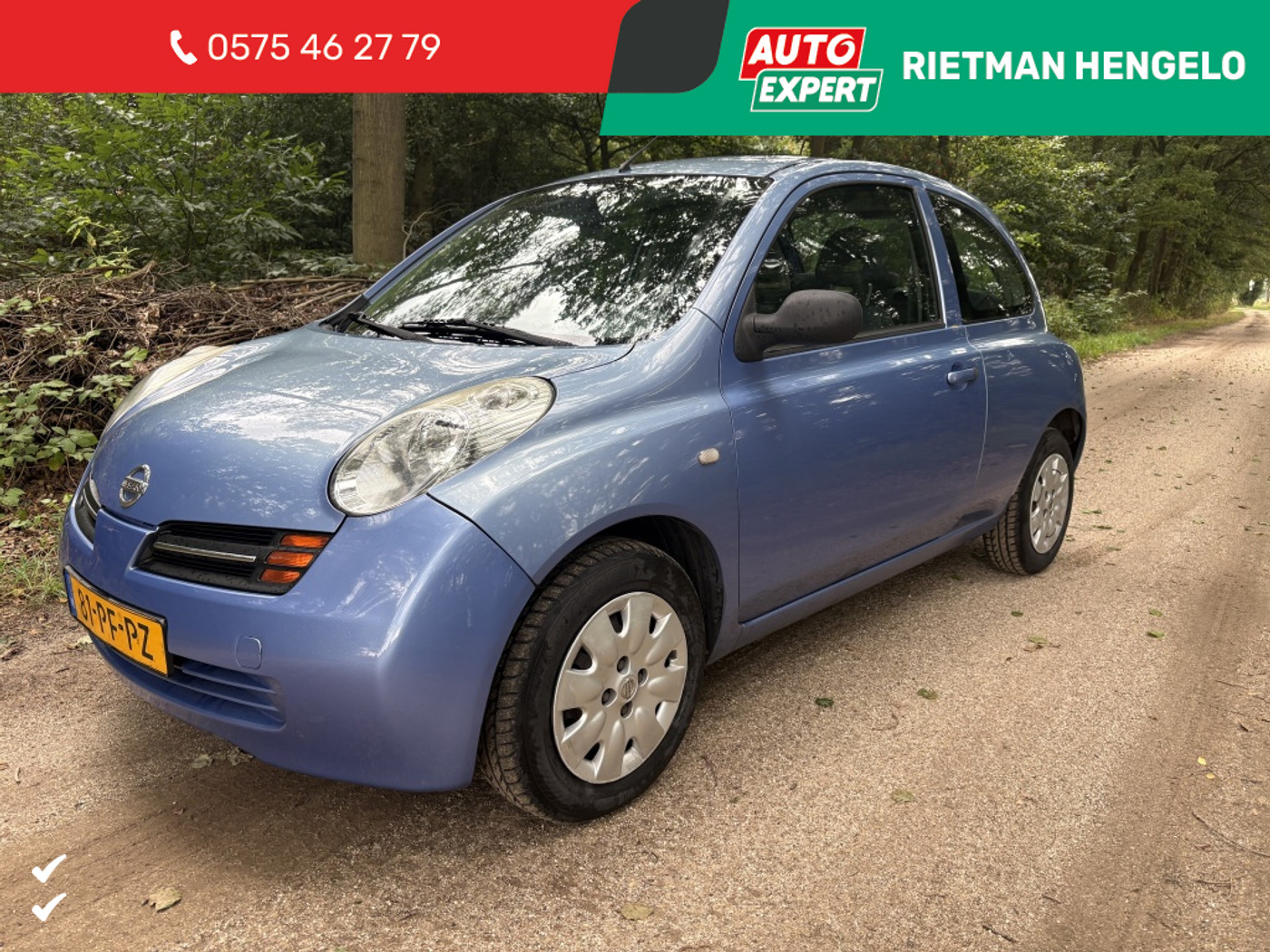 Nissan Nissan Micra 1.2 Visia | NIEUWE APK | NIEUWE BANDEN | AIRCO | KETTING 2004 - voorkant