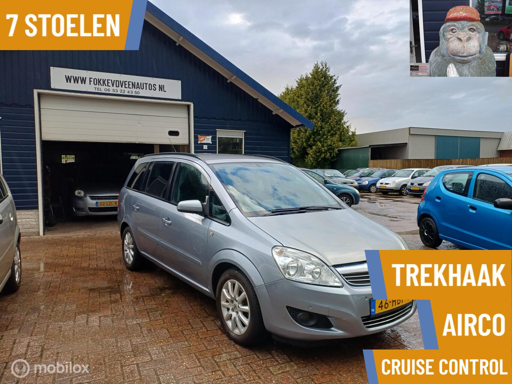 Opel Zafira 1.8 Executive Apk 16-12-2026 7 persoons 2008 - voorkant