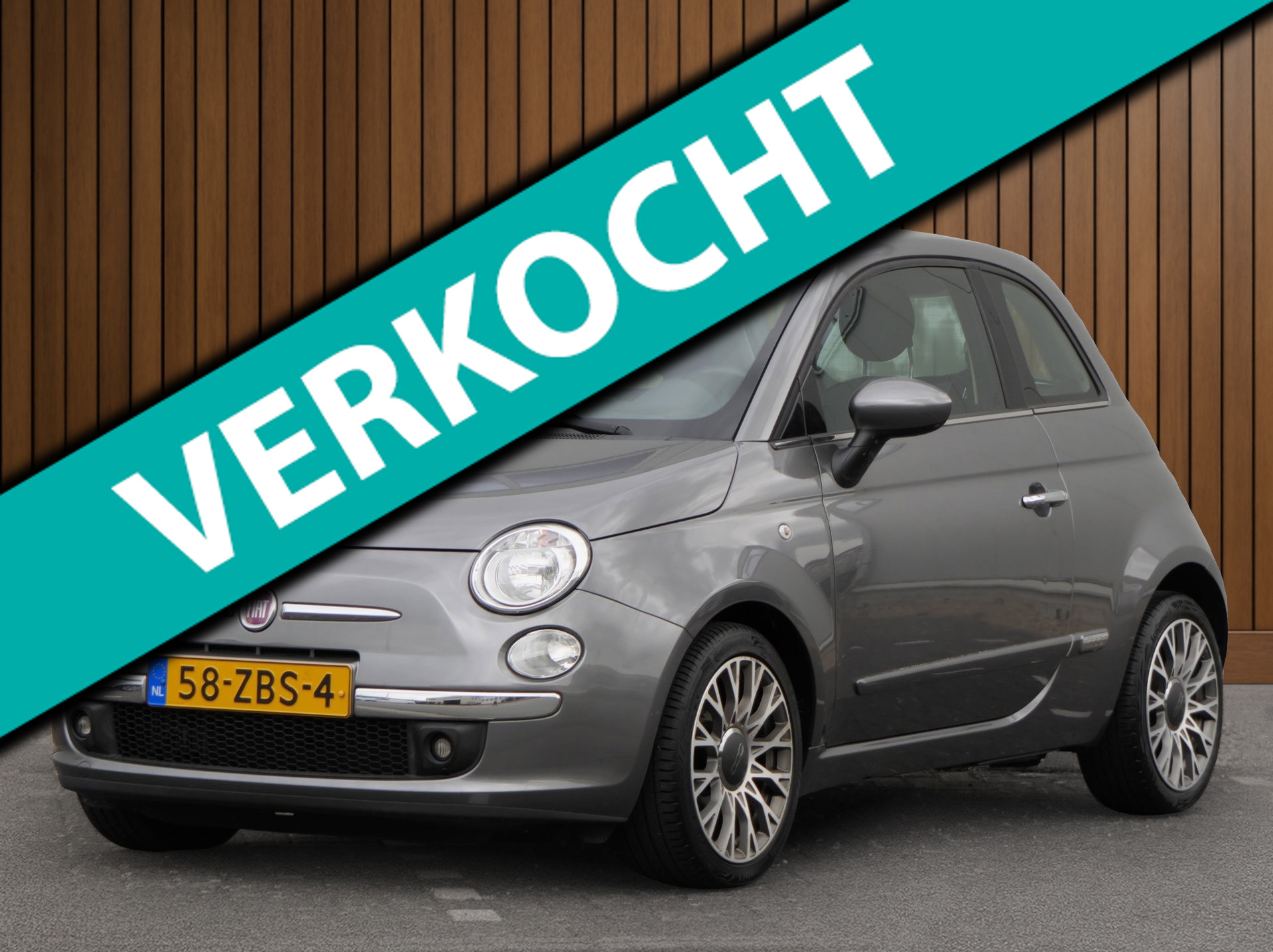 Fiat 500 0.9 TwinAir Lounge 2012 - voorkant
