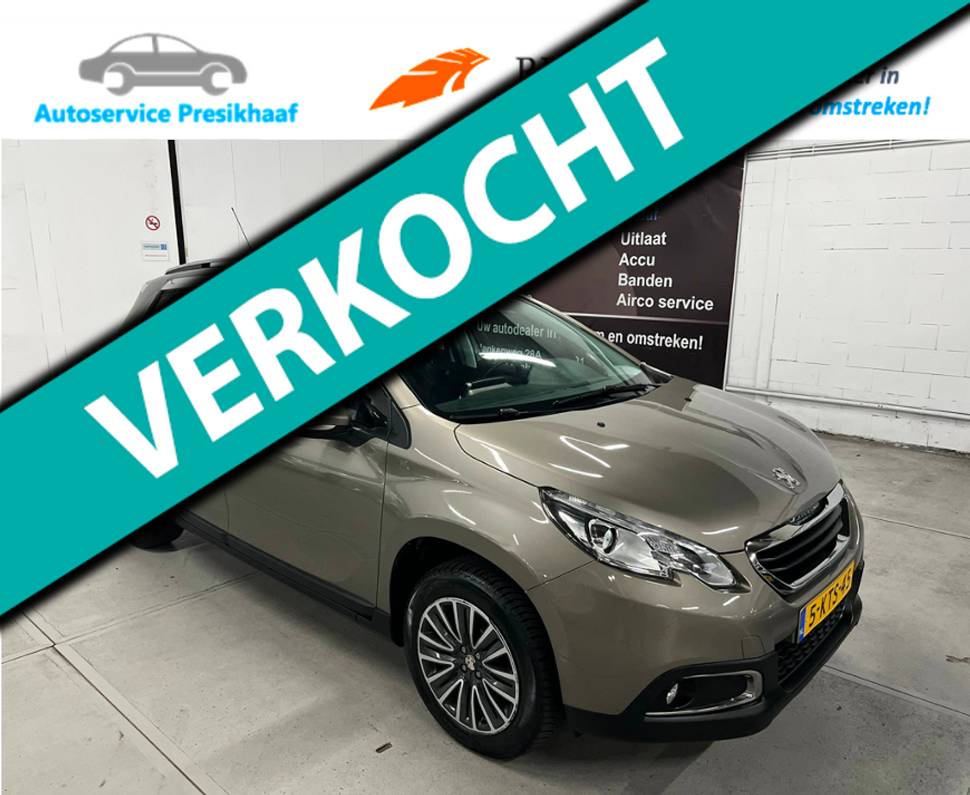 Peugeot 2008 1.6 VTi Active ECC / DAKRAILS / CRUISE CONTROL 2013 - voorkant