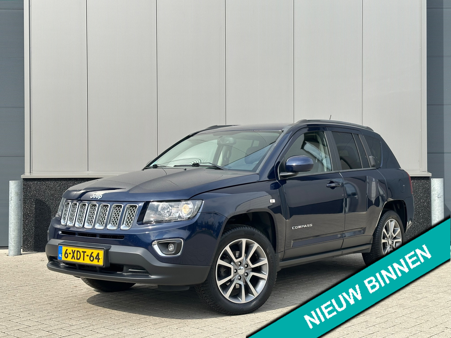 Jeep Compass 2.0 Limited Trekhaak Camera Stoelverwarming Leer 2014 - voorkant