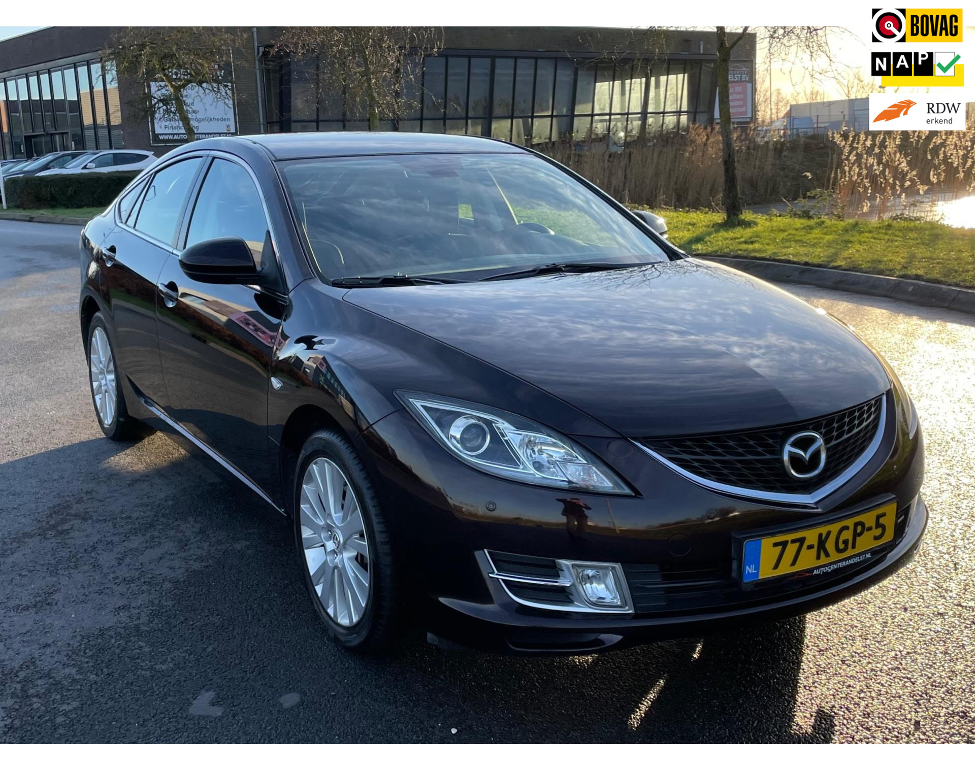 Mazda Mazda 6 2.0 S-VT TS, 147PK, Navi, Pdc, Cruise/Climate control, Lmv, Rvm, Geen import, Nap, Mooie kmstand! 2009 - voorkant