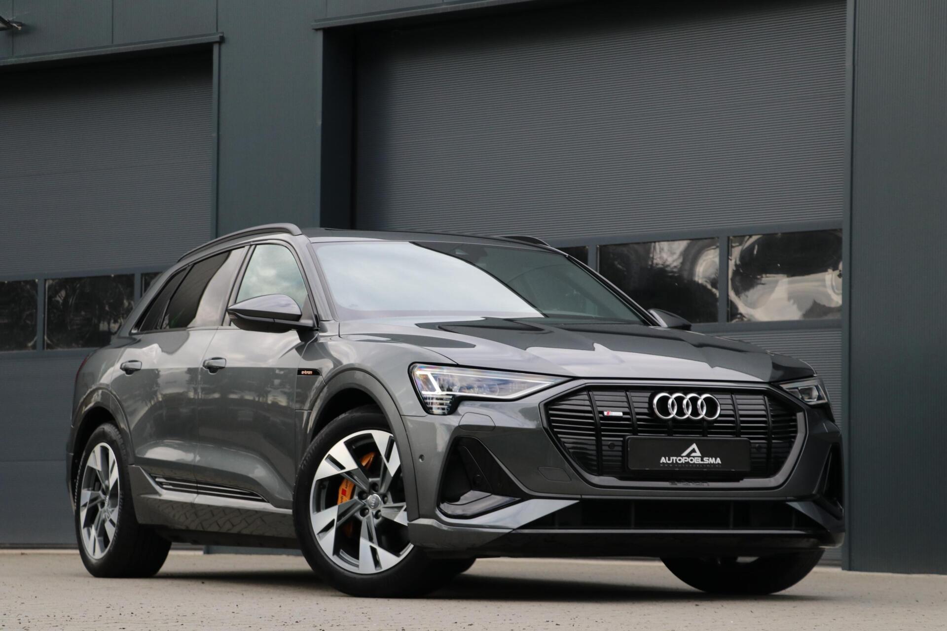 Audi E-tron 50 e-tron 313PK |2x S-LINE| BlackEdition AdaptiveCruise Panodak Luchtvering Trekhaak AppleCarplay Sfeerverlicht Led 87000KM BJ2019 2019 - voorkant