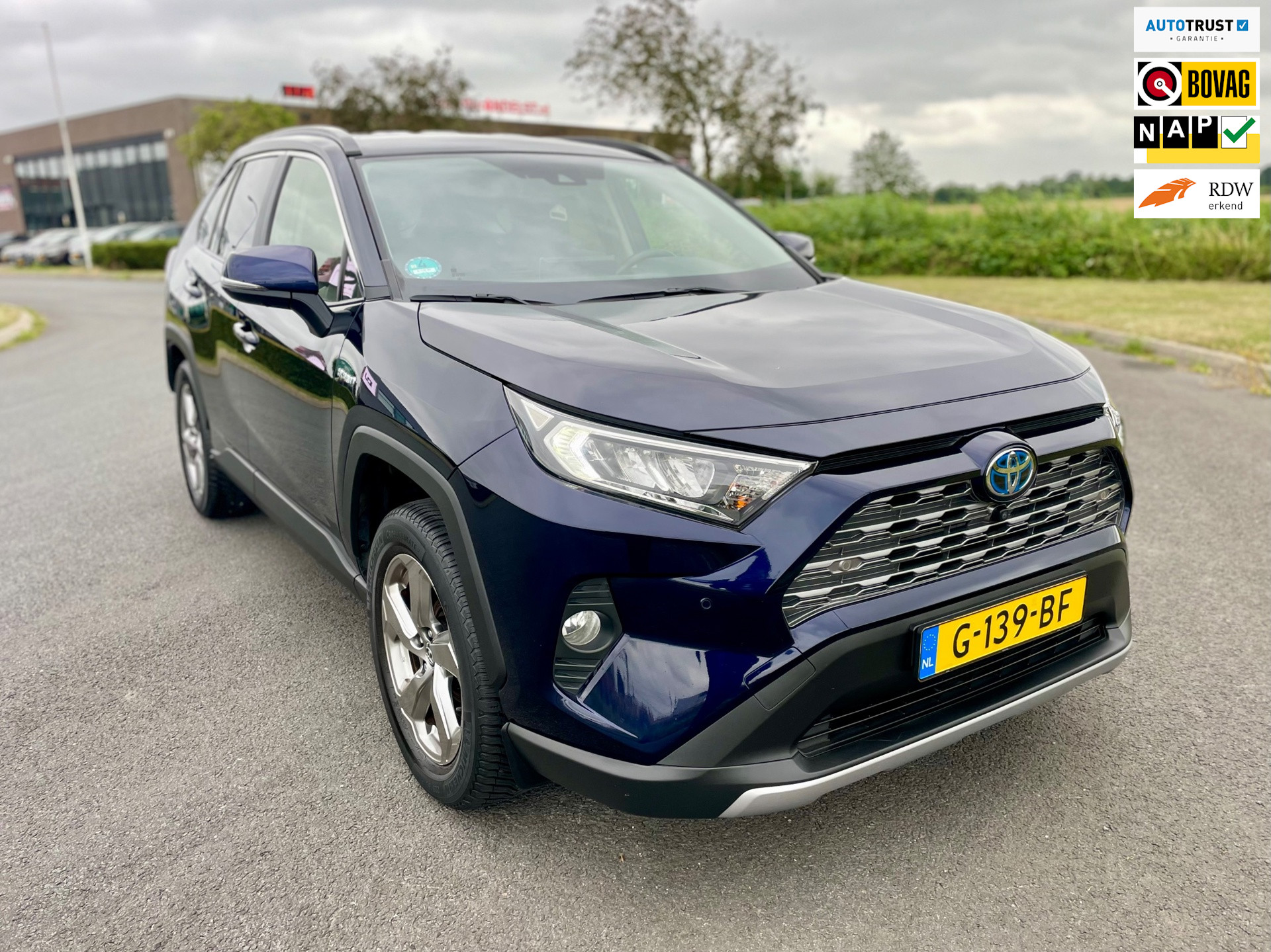Toyota Toyota Rav4 2.5 Hybrid Dynamic, Aut, Acc, Cam, Navi, Carplay, LED, Pdc, Lmv, 2e eig afk, Geen import, Nap, Dealer oh! 2019 - voorkant