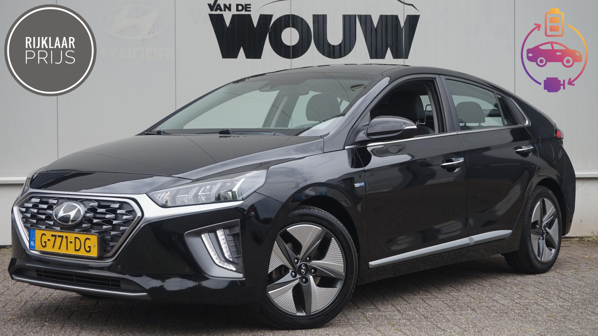 Hyundai Ioniq 1.6 GDi Hybrid Premium Plus | Vol Opties | NL Auto 2020 - voorkant