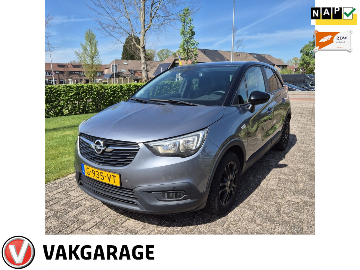 Opel Crossland X 1.2 trekhaak, lm velgen 2017 - voorkant