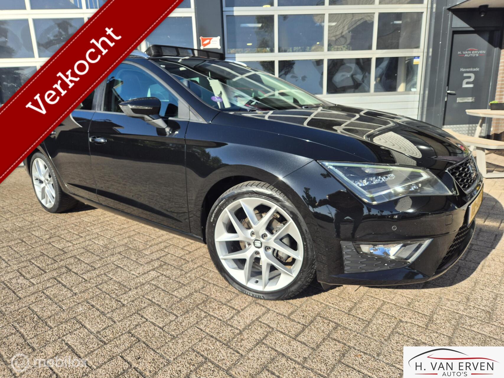 Seat Leon ST 1.4 FR DSG SCHUIFKANTELDAK 18" LED PDC 2015 - voorkant