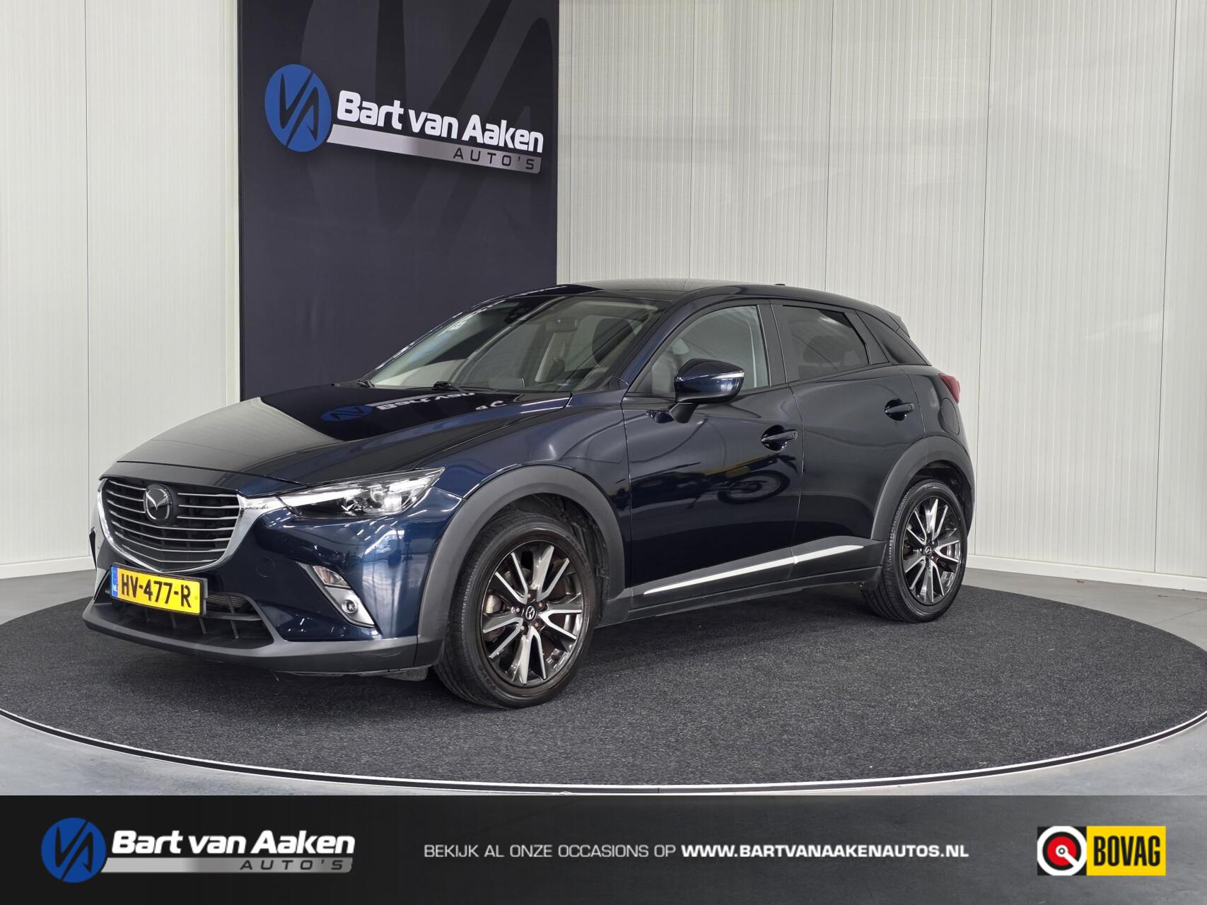 Mazda Mazda Cx-3 2.0 SkyActiv-G 120 GT-HeadUp ACC Keyless 1e Eig. 2016 - voorkant