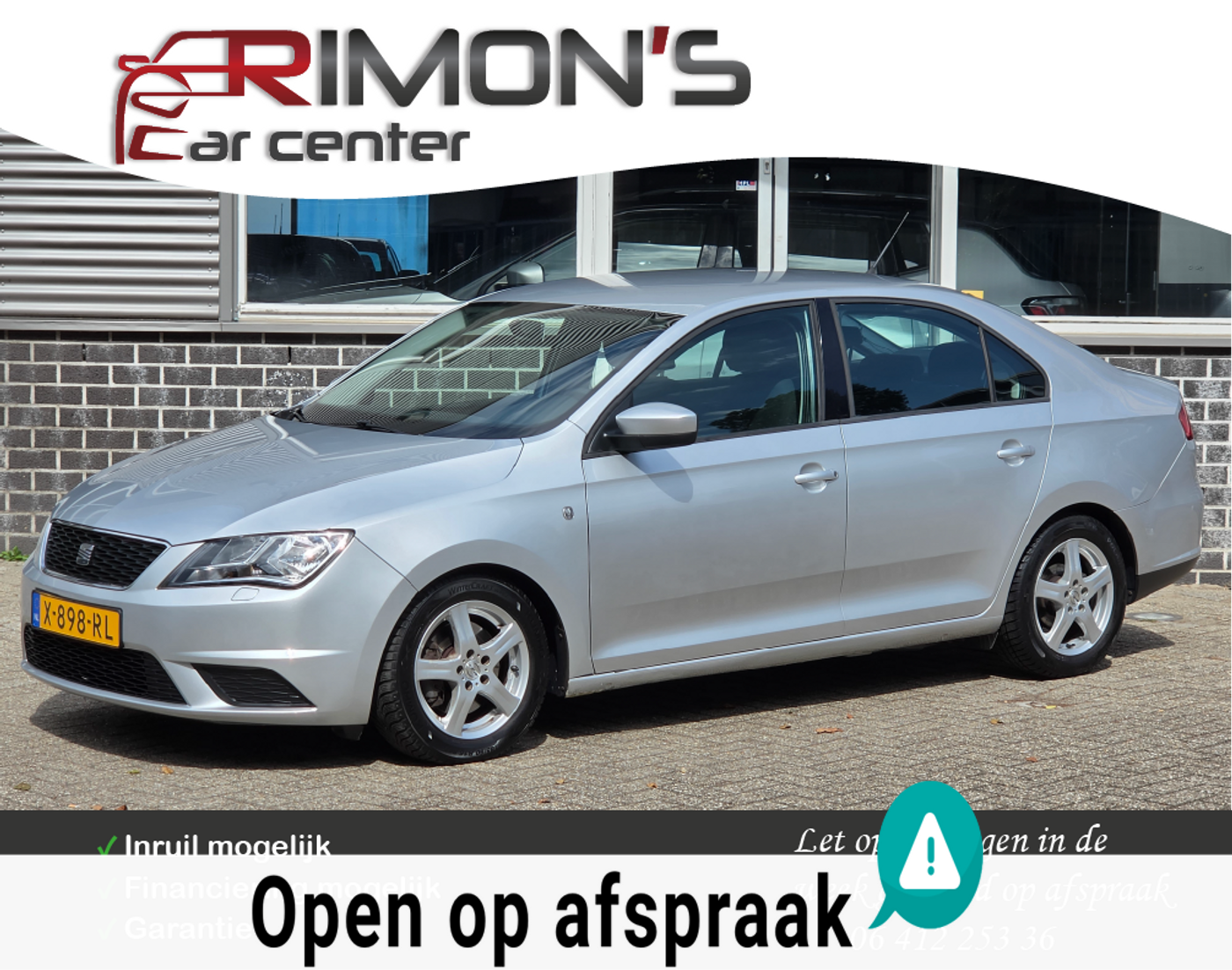 Seat Toledo 1.2 TSI Businessline High Stoelverwarming Airco 2013 - voorkant