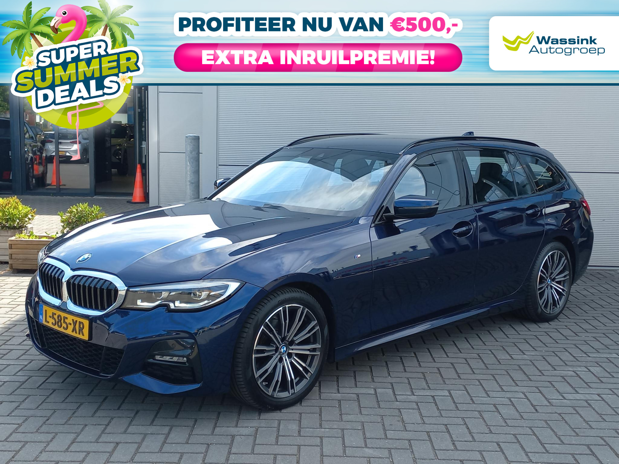 BMW 3-serie Touring 318i Business Edition 2021 - voorkant