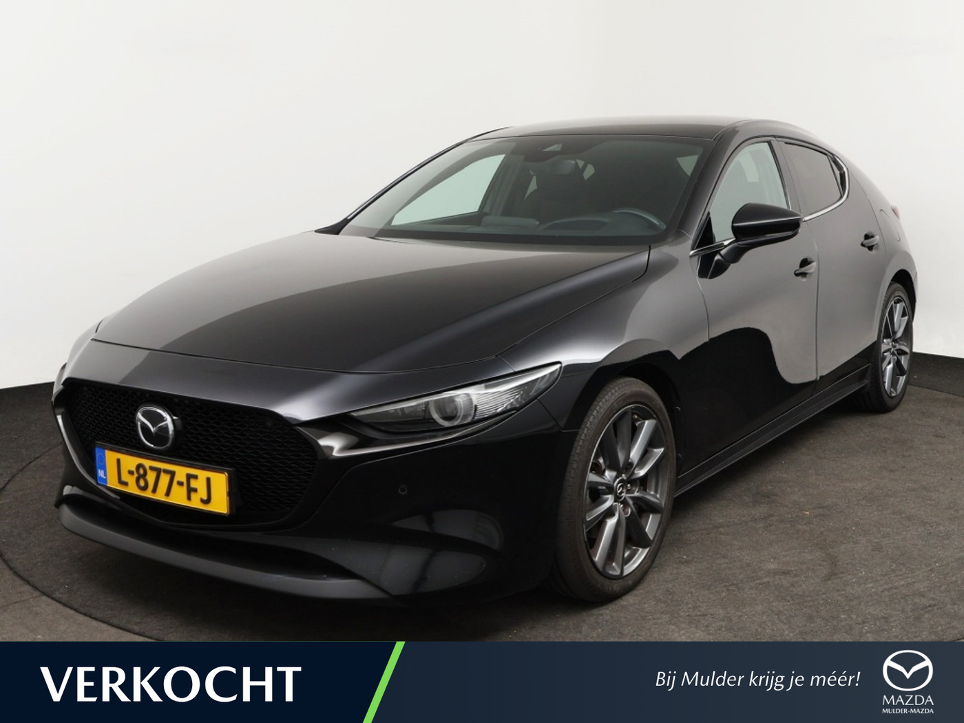 Mazda Mazda3 2.0 e-SA-G SPORTIVE CAMERA LMV APPLE CARPLAY 2021 - voorkant
