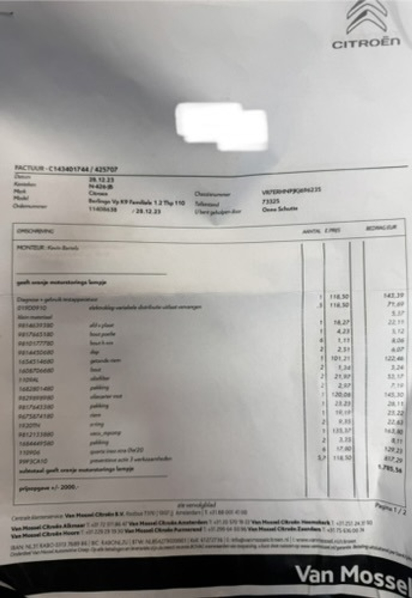 Foto van Citroen Berlingo