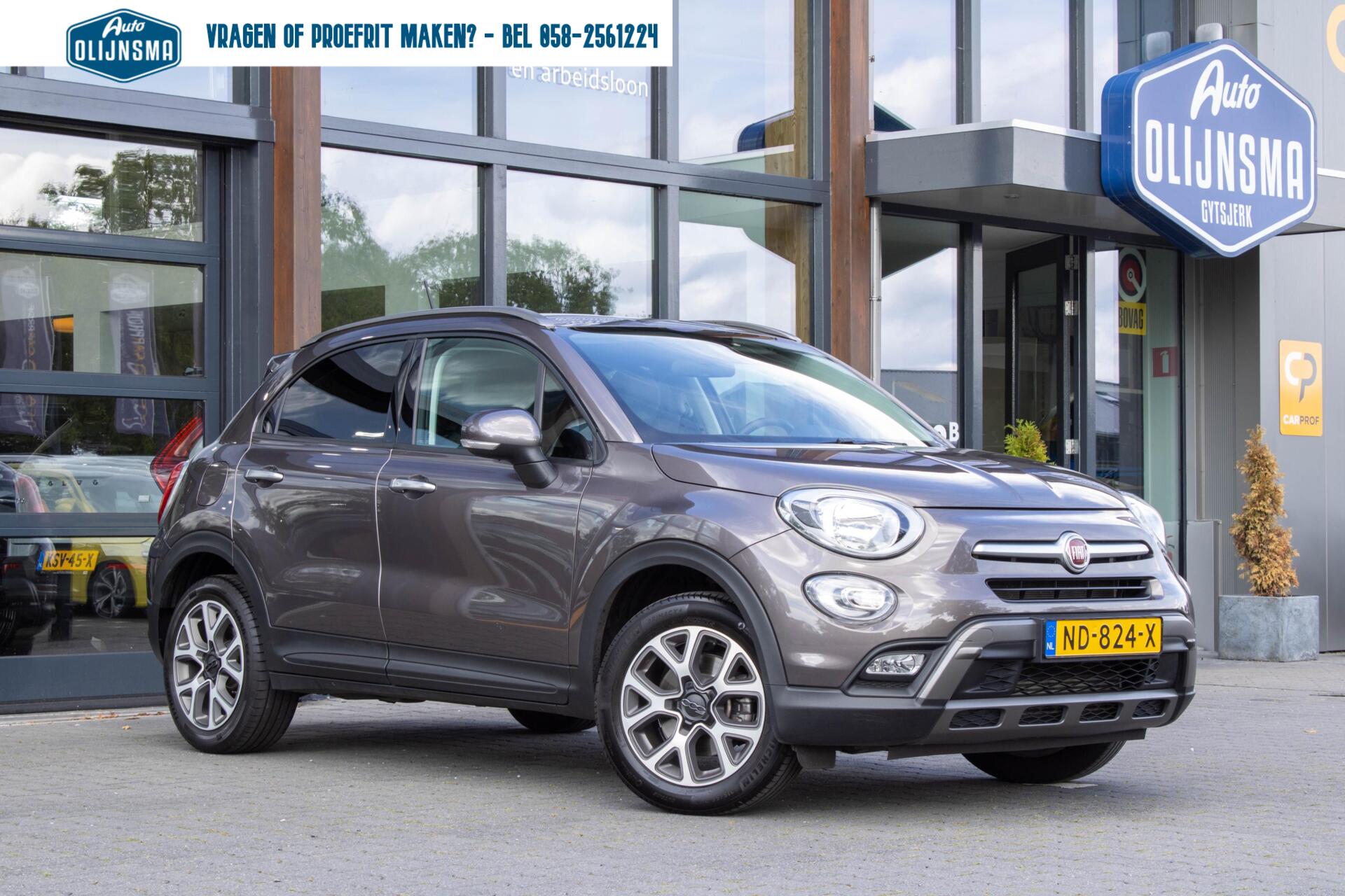 Fiat Fiat 500x 1.4 Turbo MultiAir Cross|Parkeersensoren Achter|Trekhaak| 2017 - voorkant