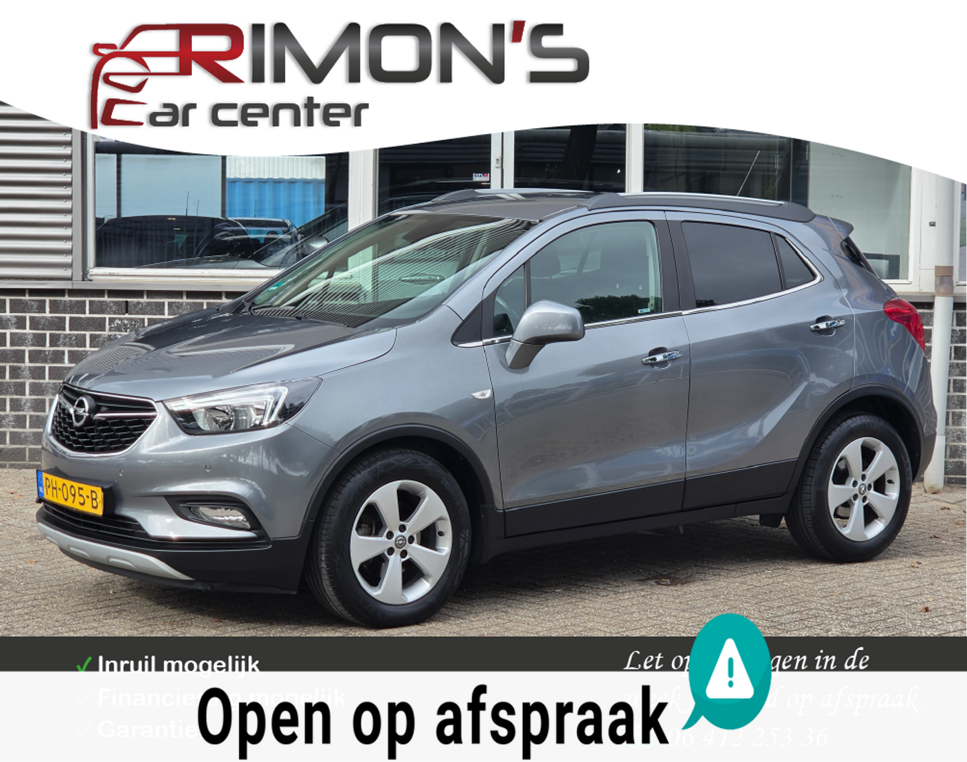 Opel Mokka X 1.4 Turbo Dealer Onderhouden Camera Carplay 2017 - voorkant