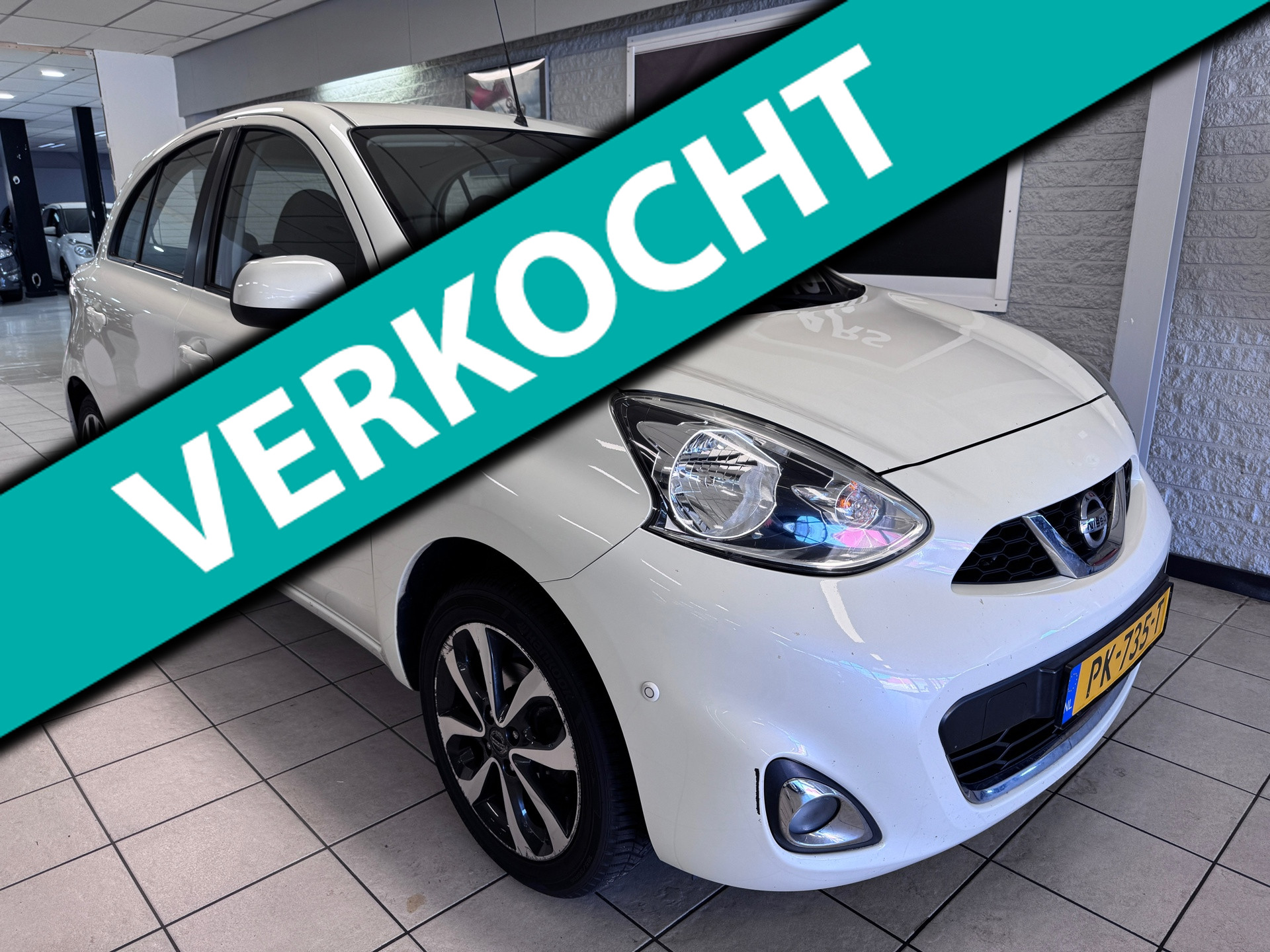 Nissan Nissan Micra 1.2 Tekna | Cruise | PDC | Navi | Clima | Airco 2014 - voorkant