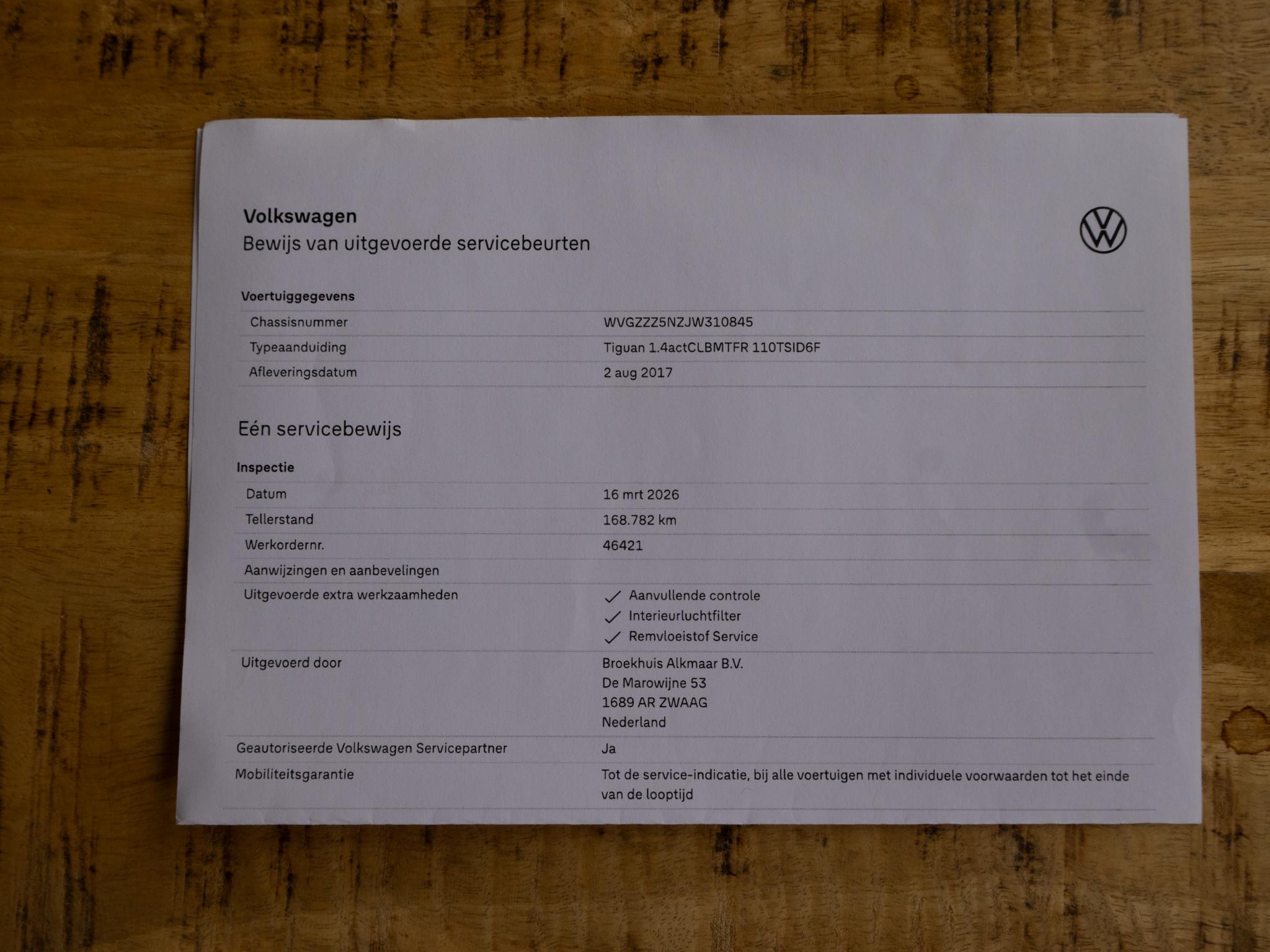Foto van Volkswagen Tiguan