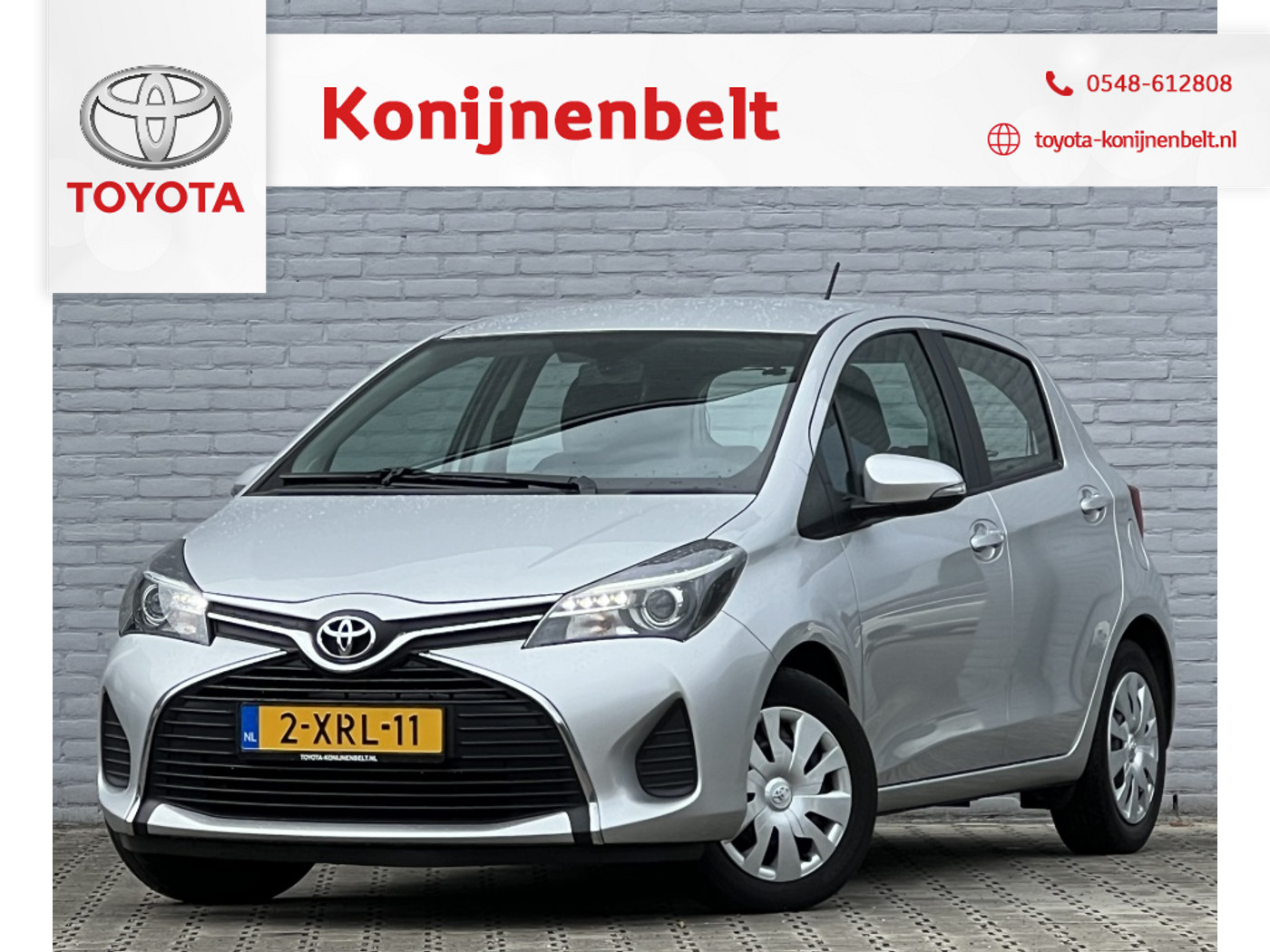 Toyota Toyota Yaris 1.3 VVT-i Aspiration Trekhaak Airco Cruise 2014 - voorkant