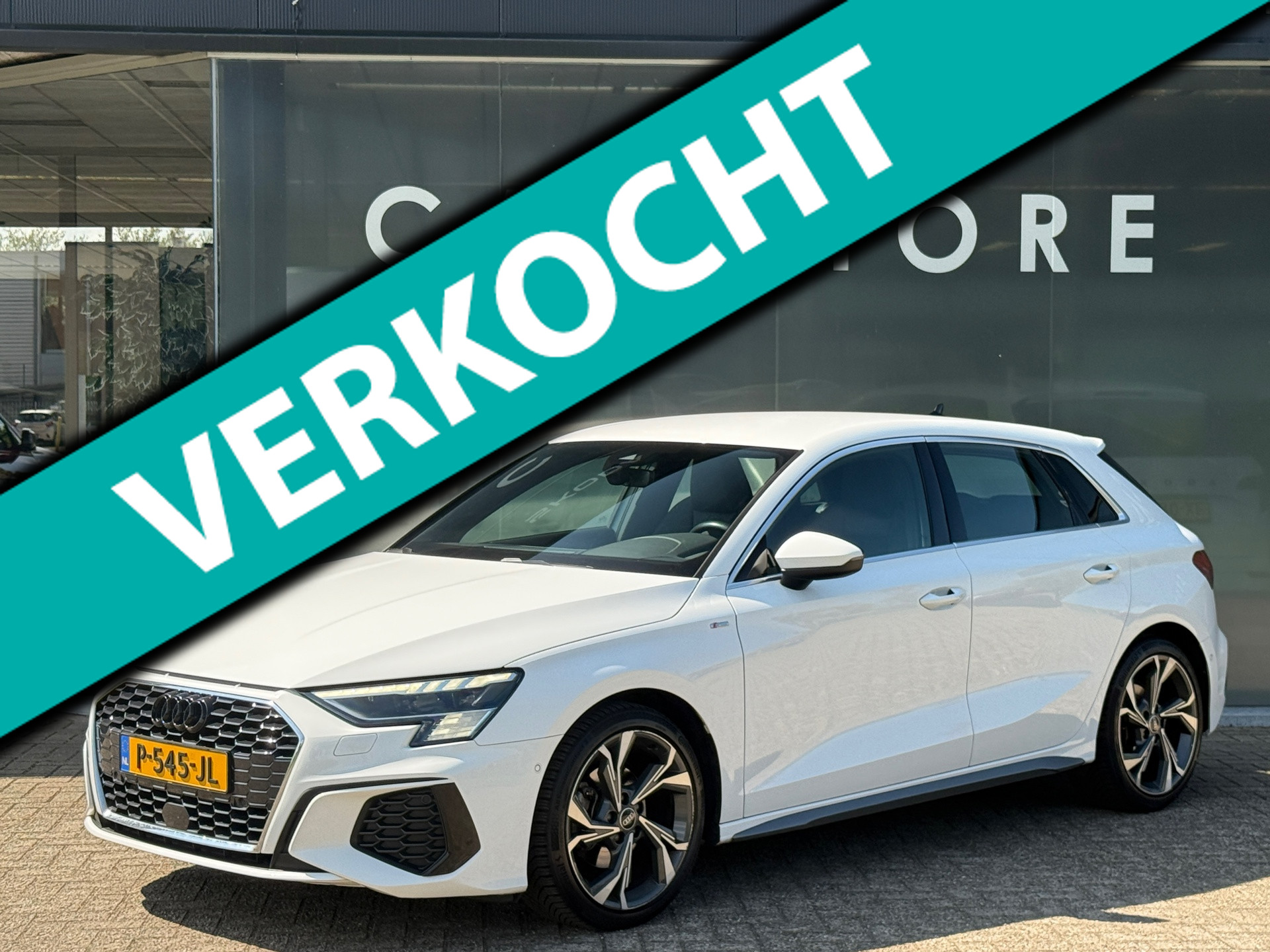 Audi A3 35 TFSI S-LINE Matrix|Sportstoelen|Camera|Dealer Onderhouden 2022 - voorkant