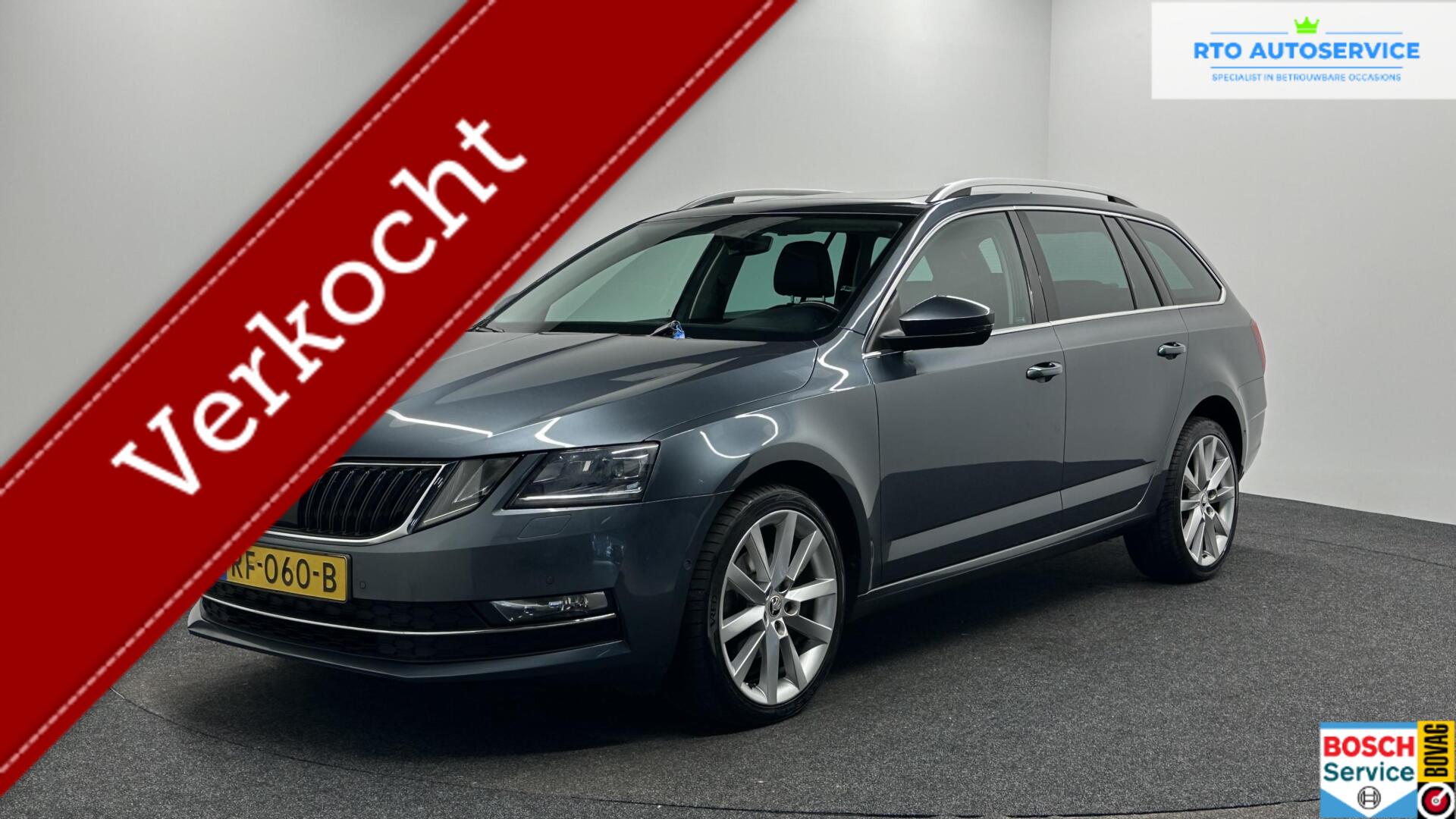 Skoda Octavia 1.4 TSI Greentech Style Business PANO TREKHAAK CAMERA NAVI CARPLAY. 2018 - voorkant