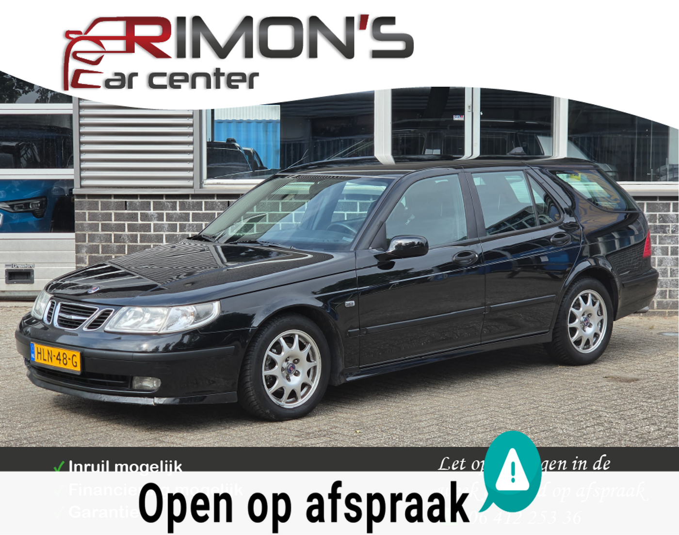 Saab 9-5 Estate 2.3t Linear 2005 - voorkant