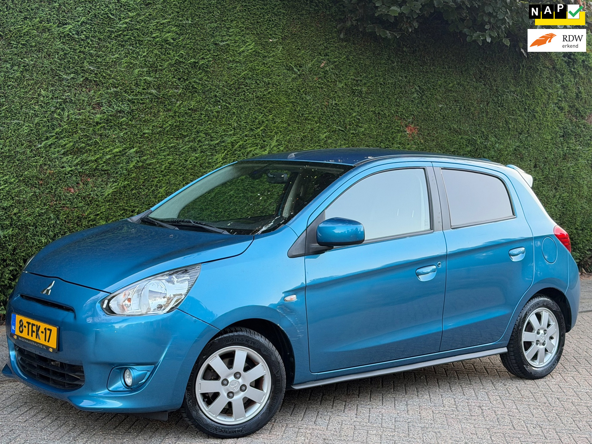 Mitsubishi Mitsubishi Space Star 1.0 RIJDSUPER!/NLAUTO!/AIRCO/NAVI/CLIM 2014 - voorkant