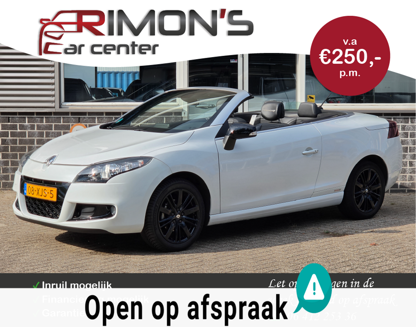 Renault Megane 1.4 TCE Monaco GP Leder Stoelverwarming Navi 2012 - voorkant
