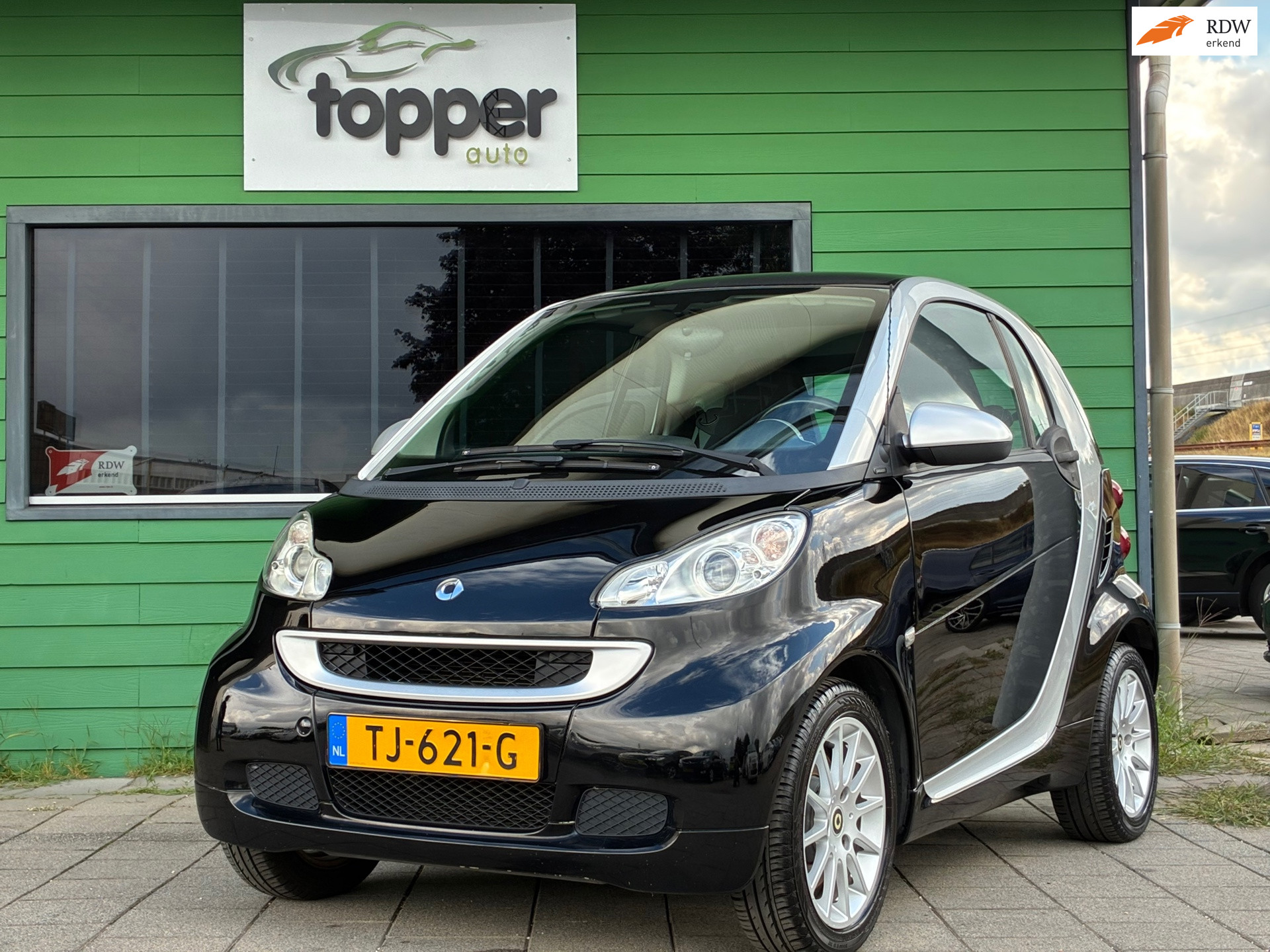 Smart Fortwo Coupe MHD 1.0 mhd edition |Automaat|Panoramadak|Airco|Elektr.ramen|LM-Velgen| 2010 - voorkant