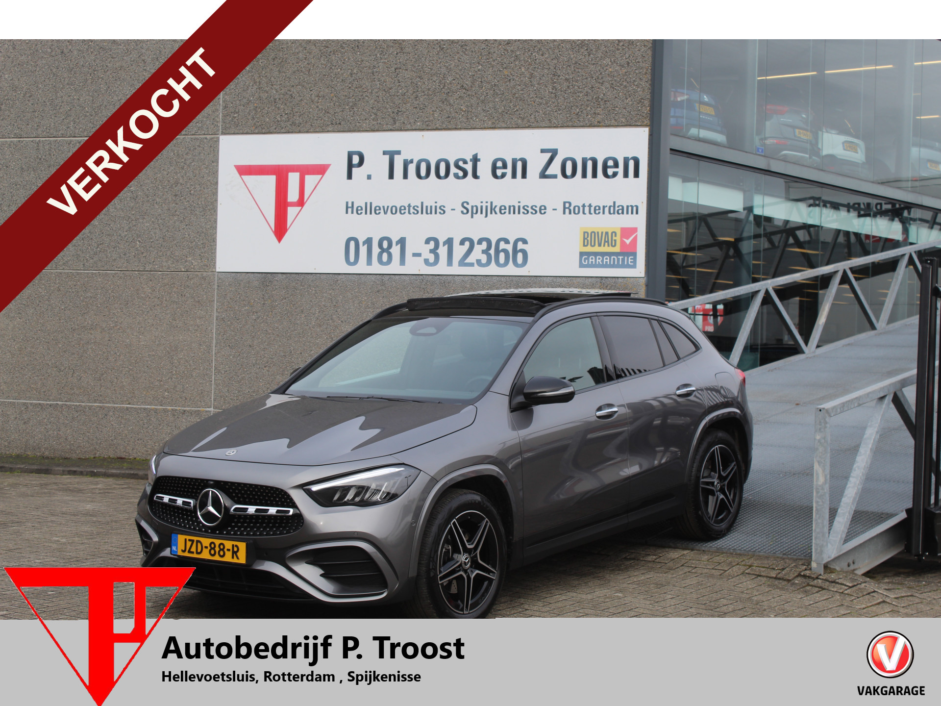 Mercedes-Benz Gla 250 e AMG Panoramadak/Sfeerverlichting/Elektrische achterklep/Stoelverwarming/Achteruitrijcamera/Adaptive cruise controlNavigatie 2025 - voorkant