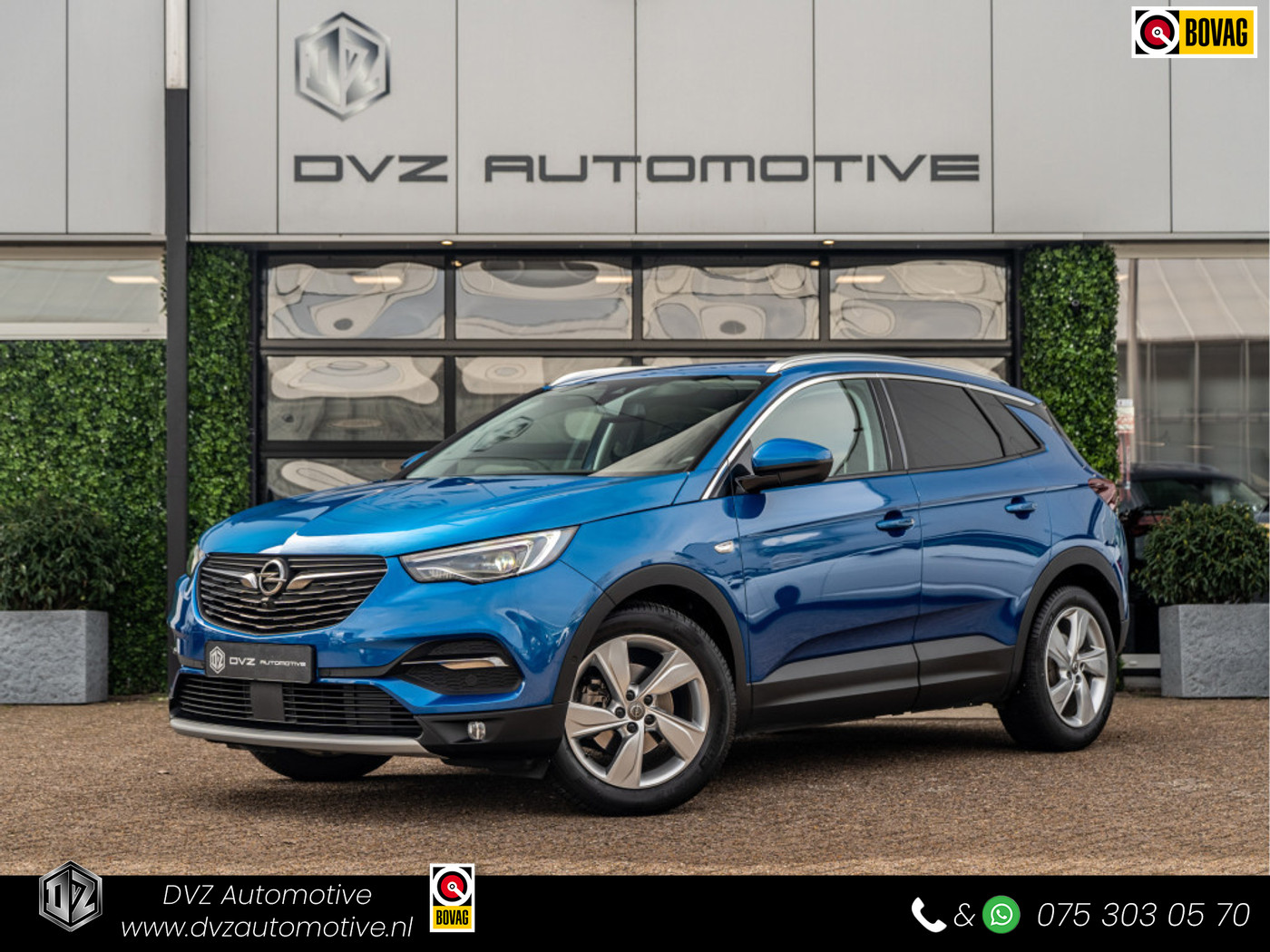 Opel Grandland X 1.6 Turbo 180PK EAT8 Ultimate | Leder | Ventilatie | Trekhaak | 2019 - voorkant