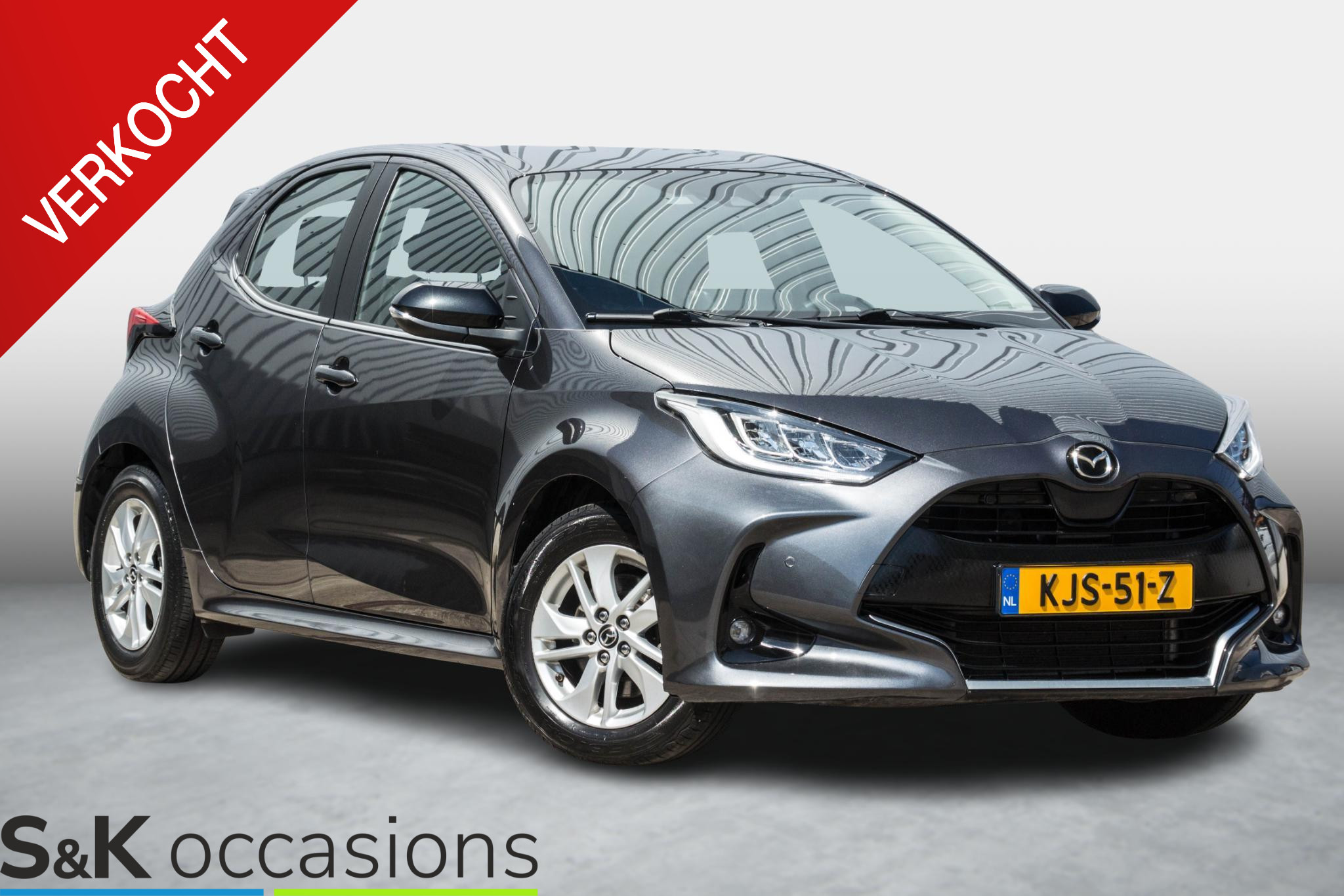 Mazda 2 Hybrid 1.5 Agile Led Keyless Leder ACC 2023 - voorkant