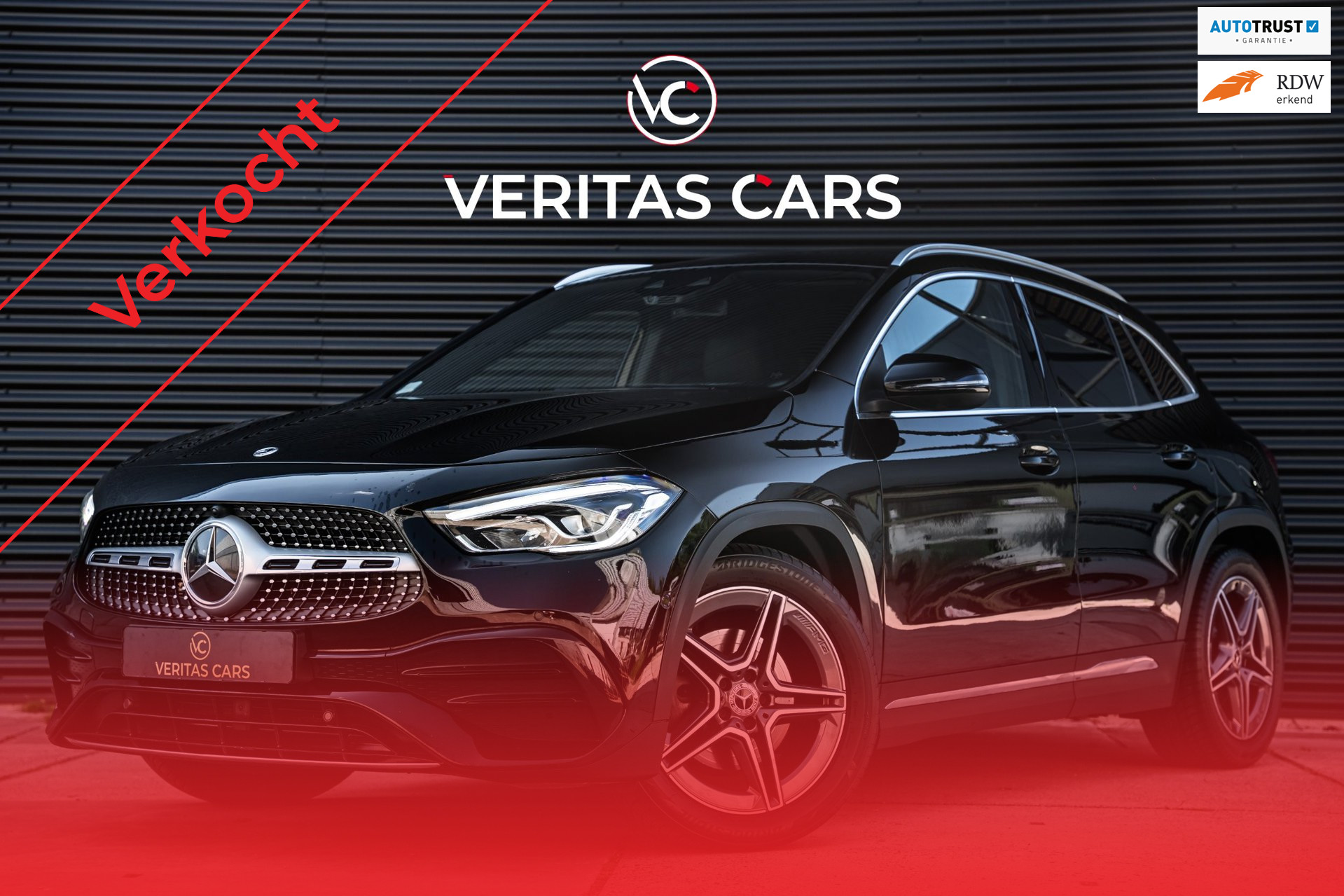 Mercedes-Benz Gla 250 4Matic 250 4MATIC AMG Line 224PK|BTW|Pano|Camera|Side Assist|CarPlay|Navi e.o. 2021 - voorkant