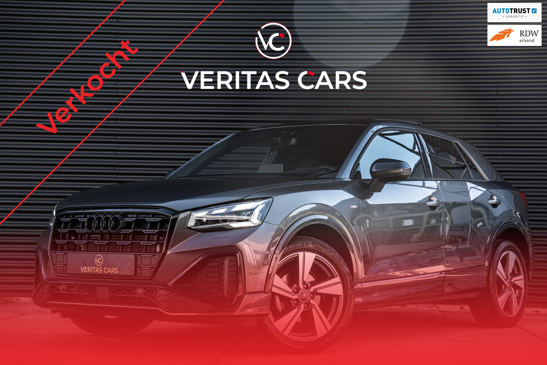 Audi Q2 35 TFSI S-Line 150PK|BTW|Pano|Camera|Full Led|Side assist|CarPlay|Navi e.o 2024 - voorkant