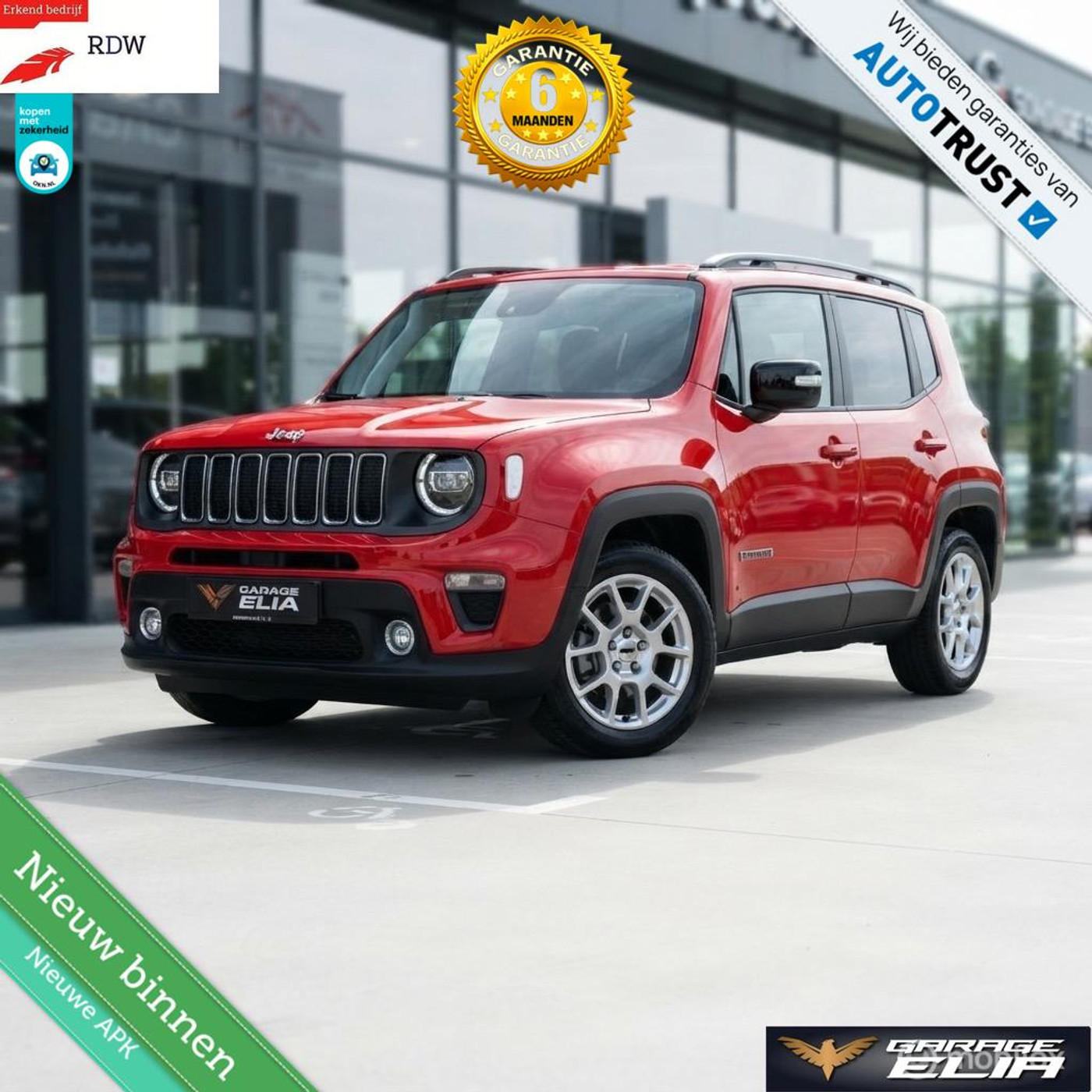 Jeep Renegade 1.5i T4 Hybrid Limited Aut. 2023 - voorkant