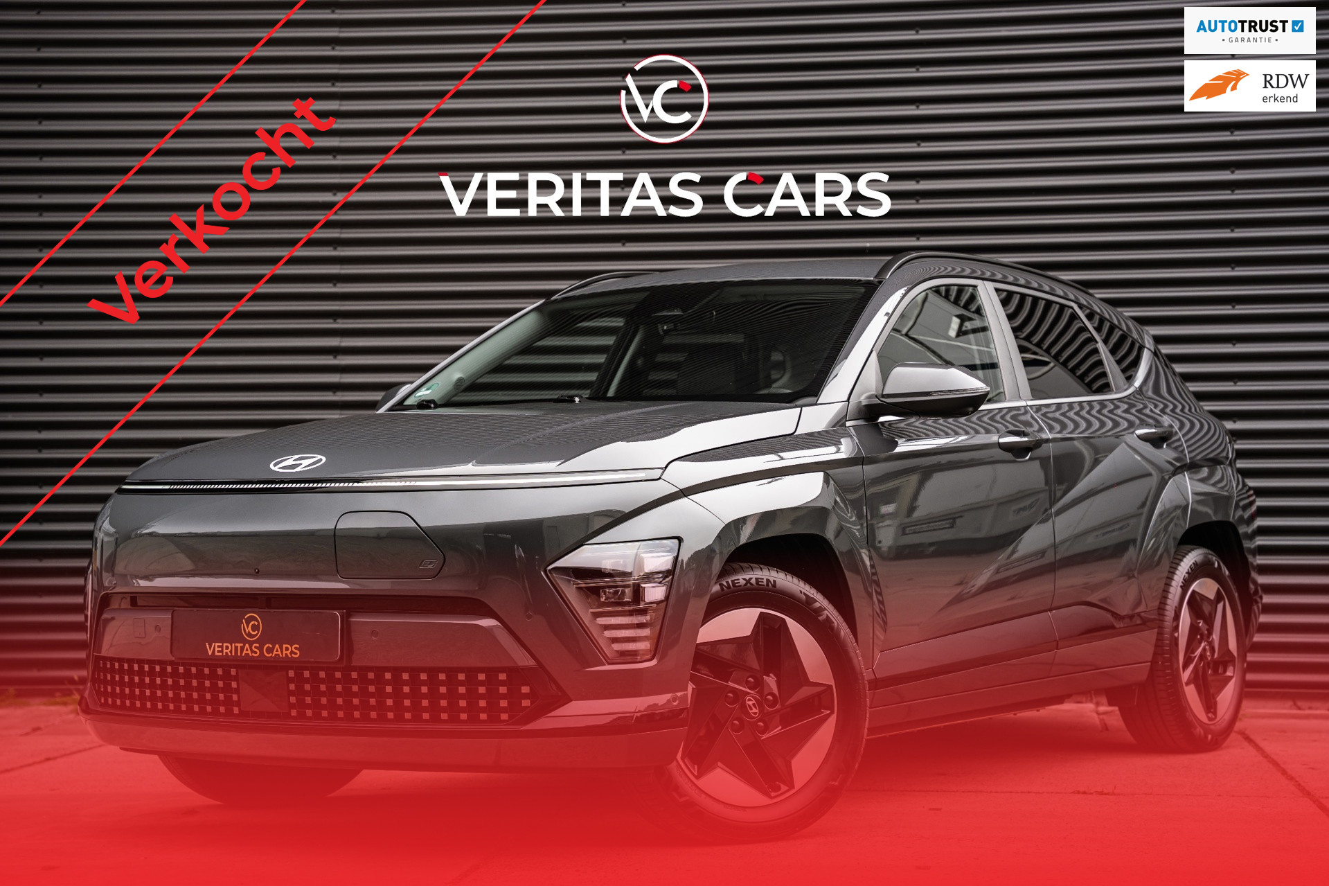 Hyundai Kona, Kauai EV Fashion 65,4 KWH|BTW|Drive Mode|360°|BVM|HBA|Keyless|Trekhaak|Carplay e.o. 2024 - voorkant