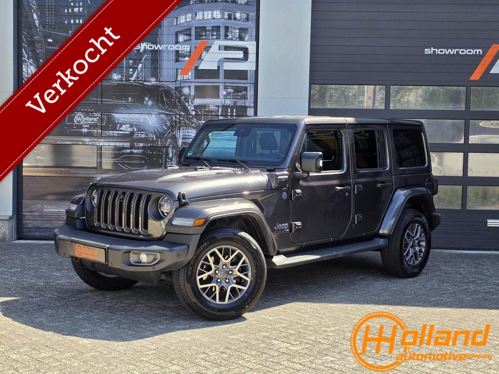 Jeep Wrangler Unlimited 4xe 380 80th Anniversary|plug in hybrid 2021 - voorkant