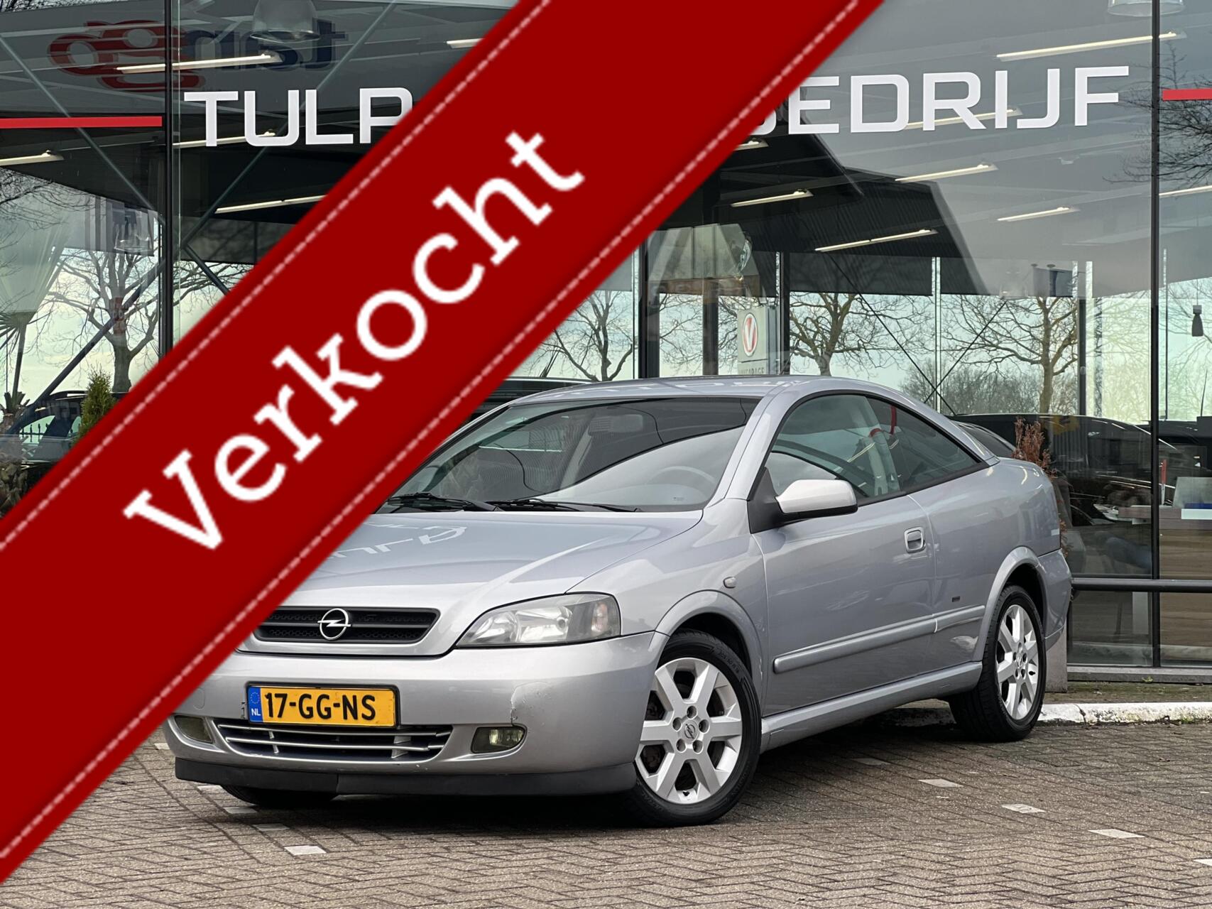Opel Astra-g-coupe 1.8-16V Airco Lage km stand NAP 2000 - voorkant